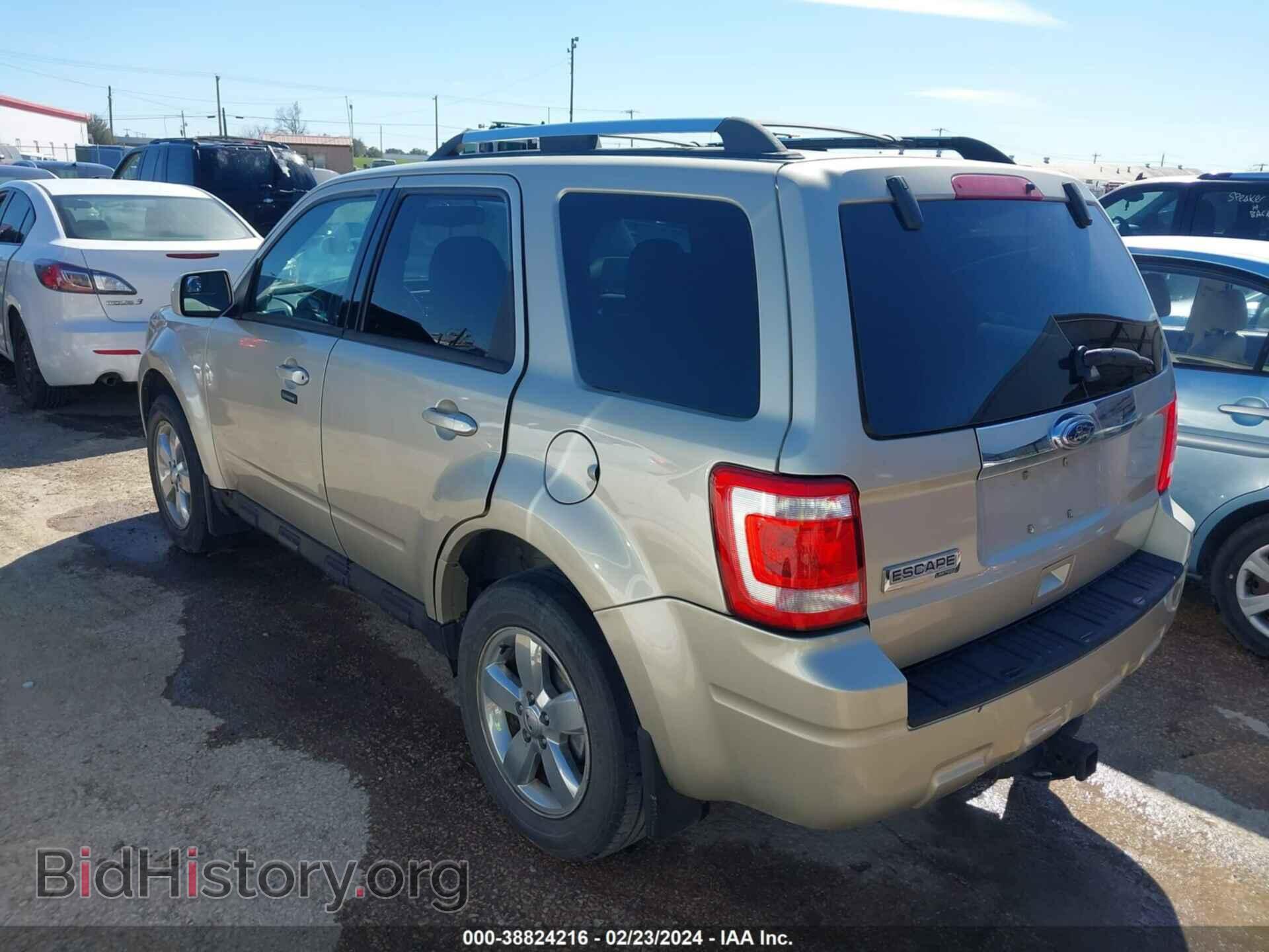 2010 FORD ESCAPE - VIN: 1FMCU0E70AKA03487 - Фото 3