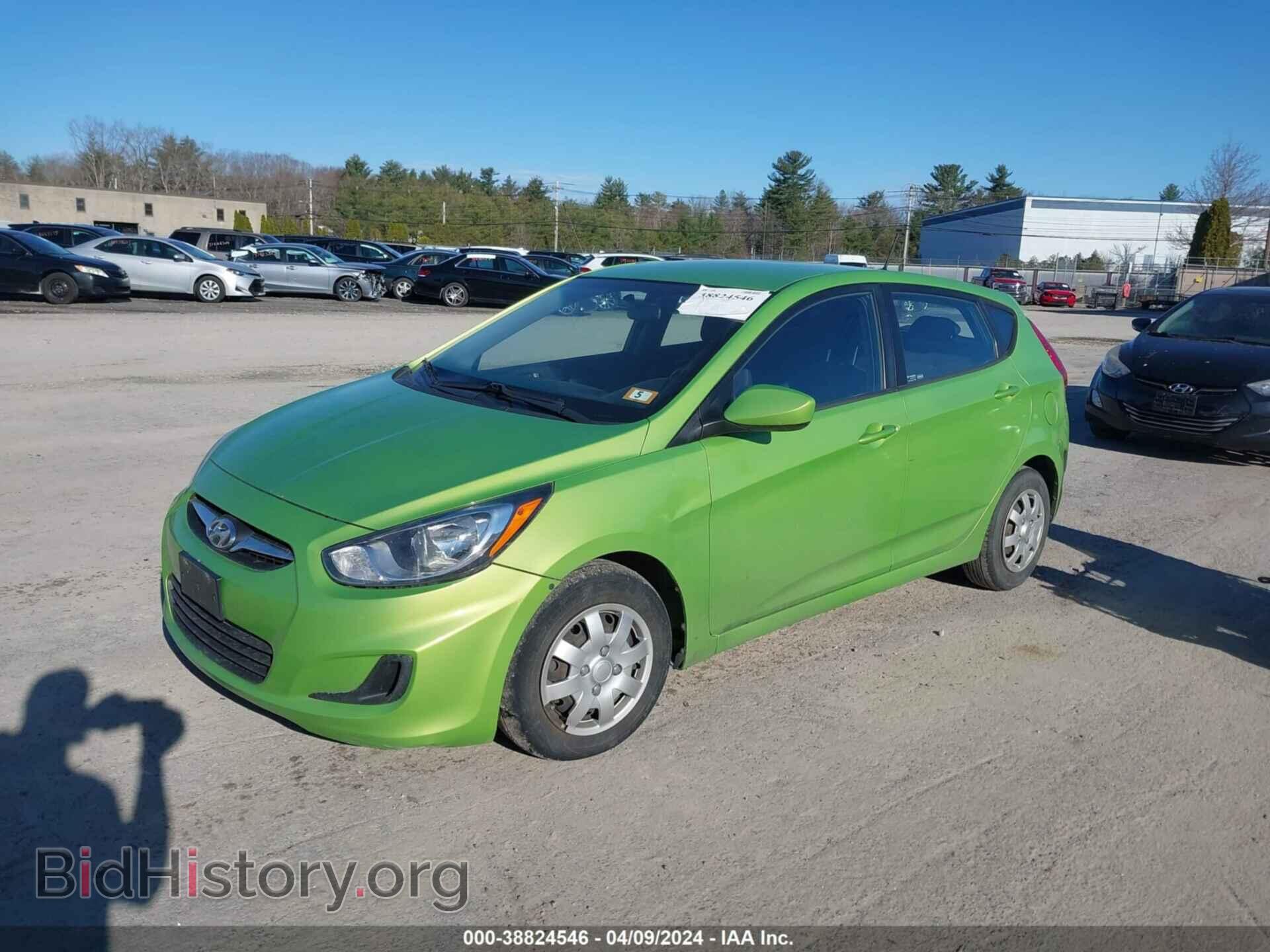 2012 HYUNDAI ACCENT - VIN: KMHCT5AE2CU012347 - Фото 2