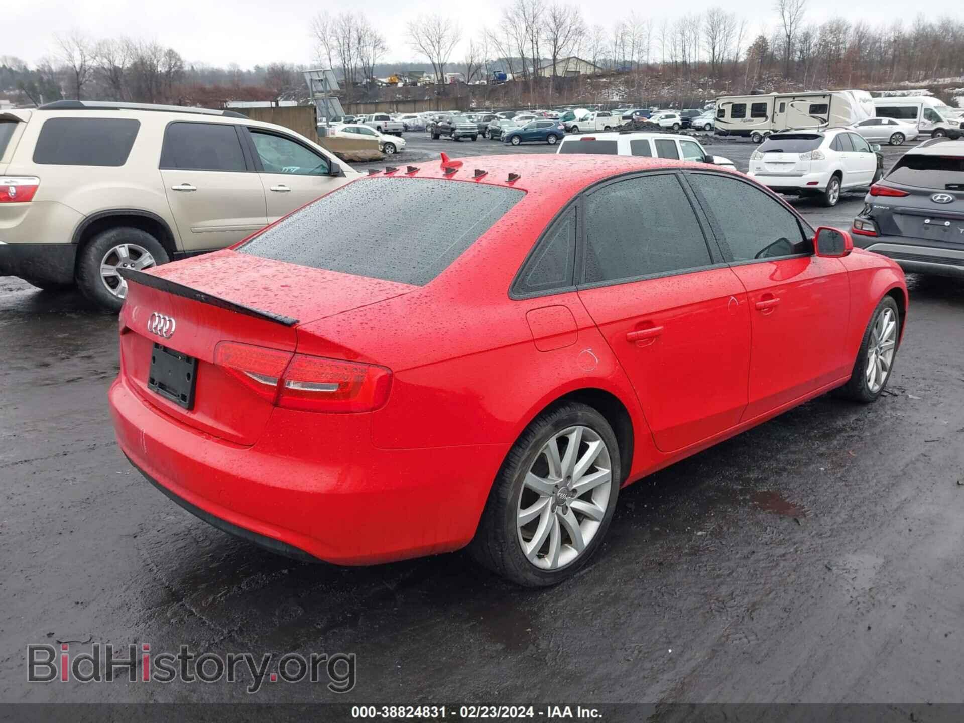 2013 AUDI A4 - VIN: WAUHFAFL1DN049044 - Фото 4