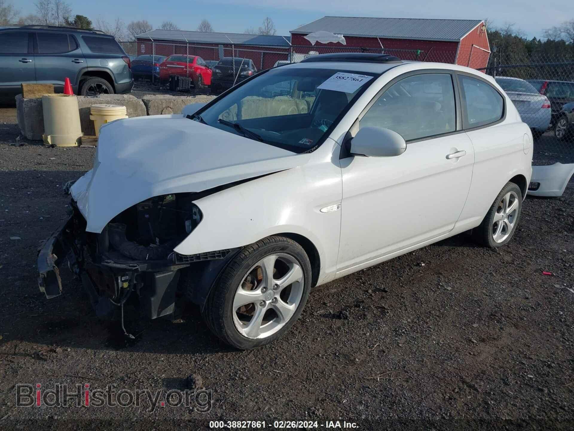 2008 HYUNDAI ACCENT - VIN: KMHCN36C68U069468 - Фото 2