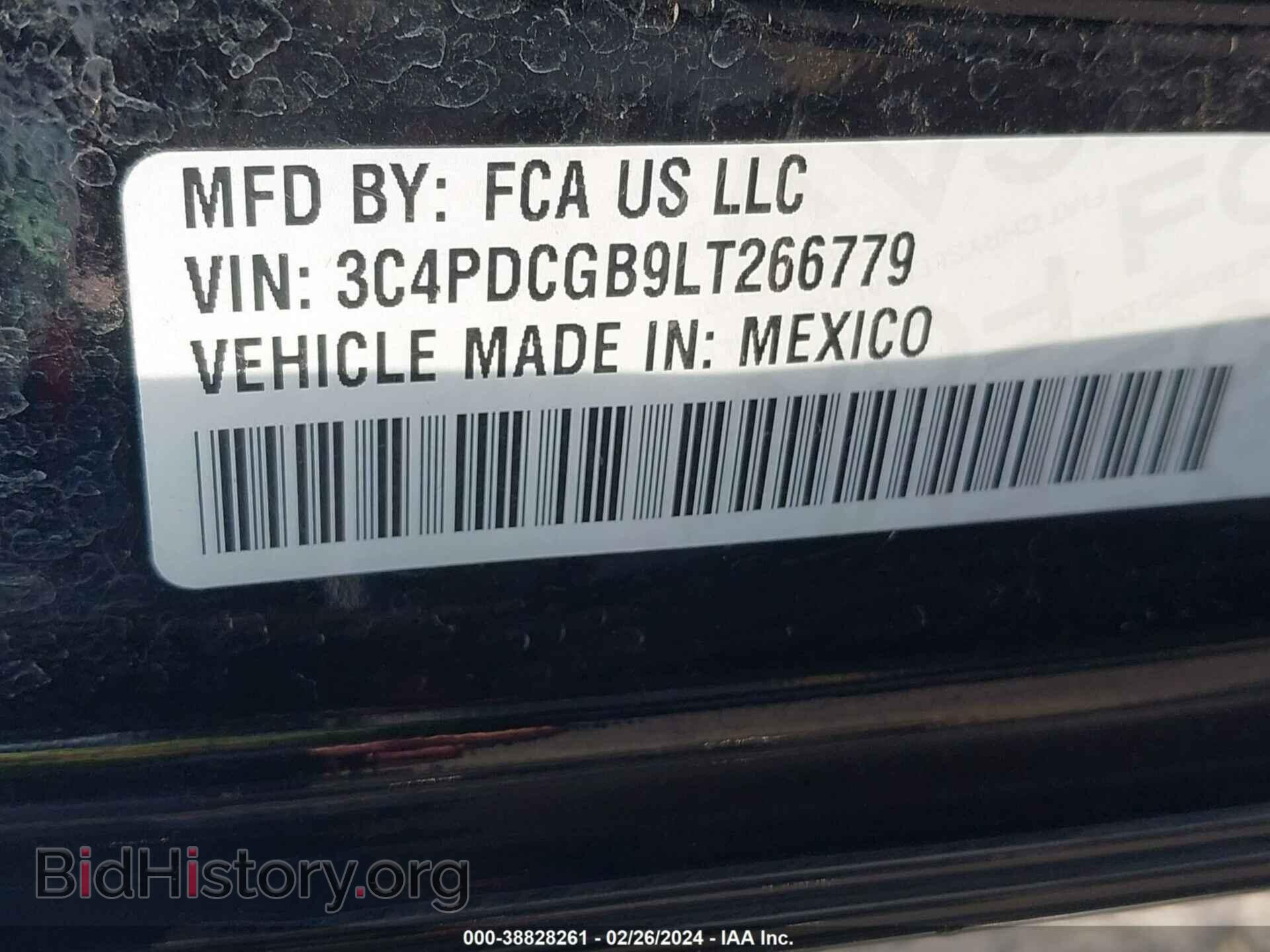 2020 DODGE JOURNEY - VIN: 3C4PDCGB9LT266779 - Фото 9