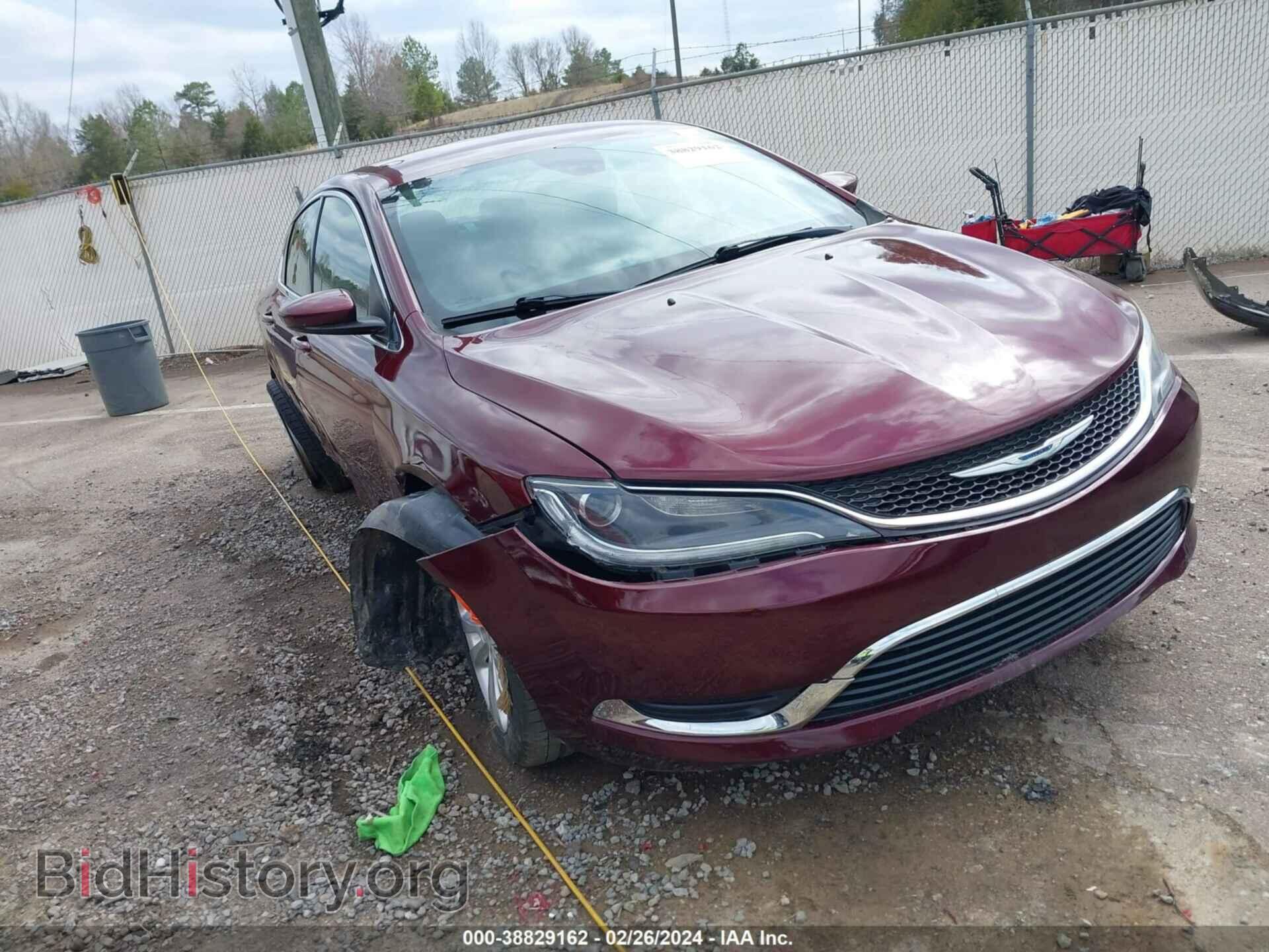 Фотография 1C3CCCAB7FN734950 - CHRYSLER 200 2015