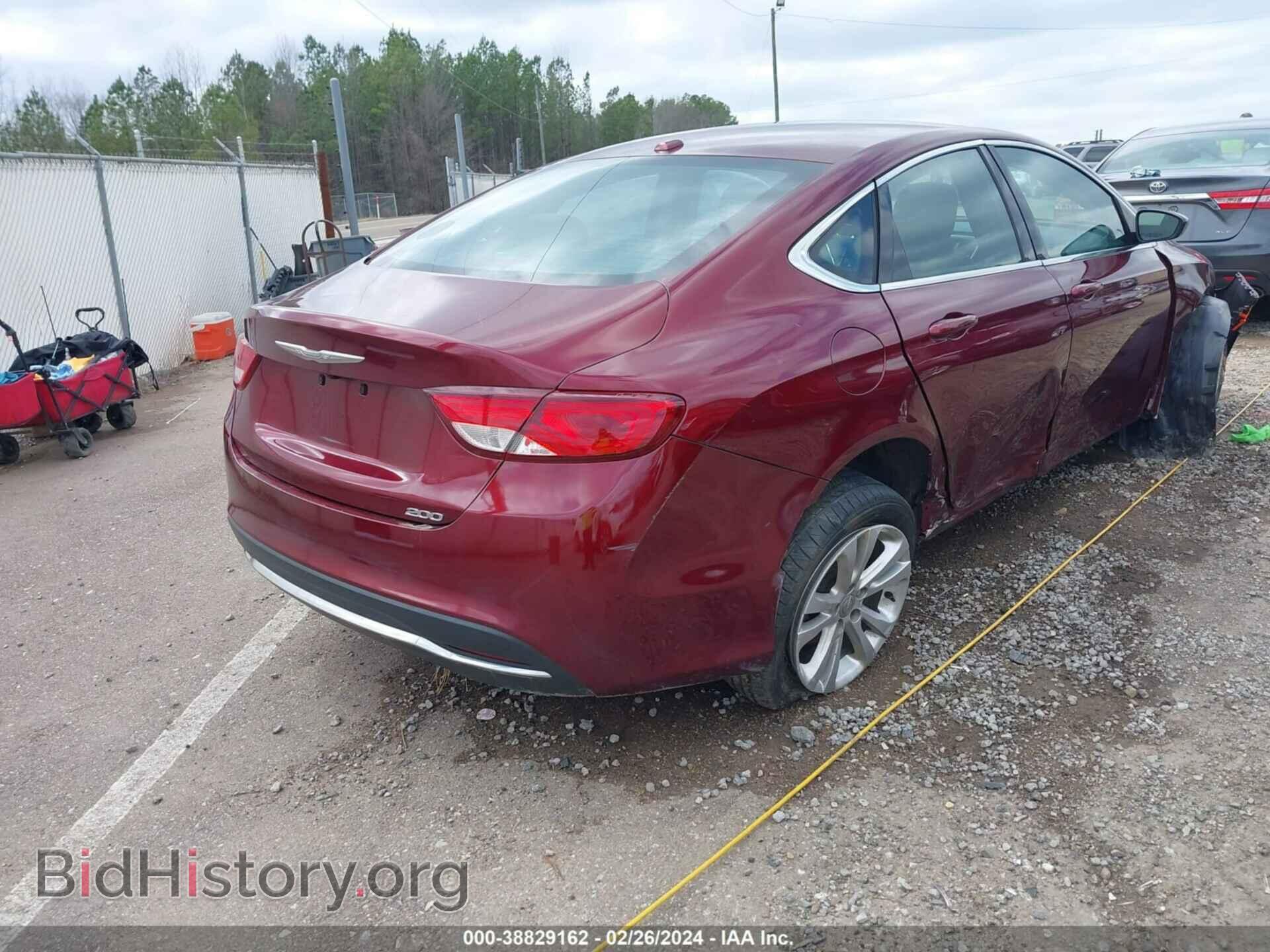 2015 CHRYSLER 200 - VIN: 1C3CCCAB7FN734950 - Фото 4