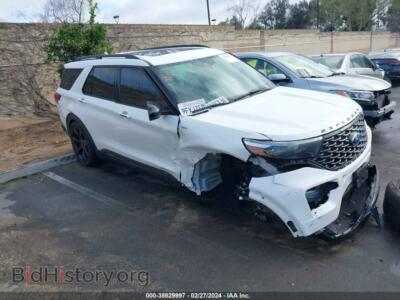 2023 Ford EXPLORER ST-Line, white — VIN 1FMSK7KH9PGA95301, IAAI