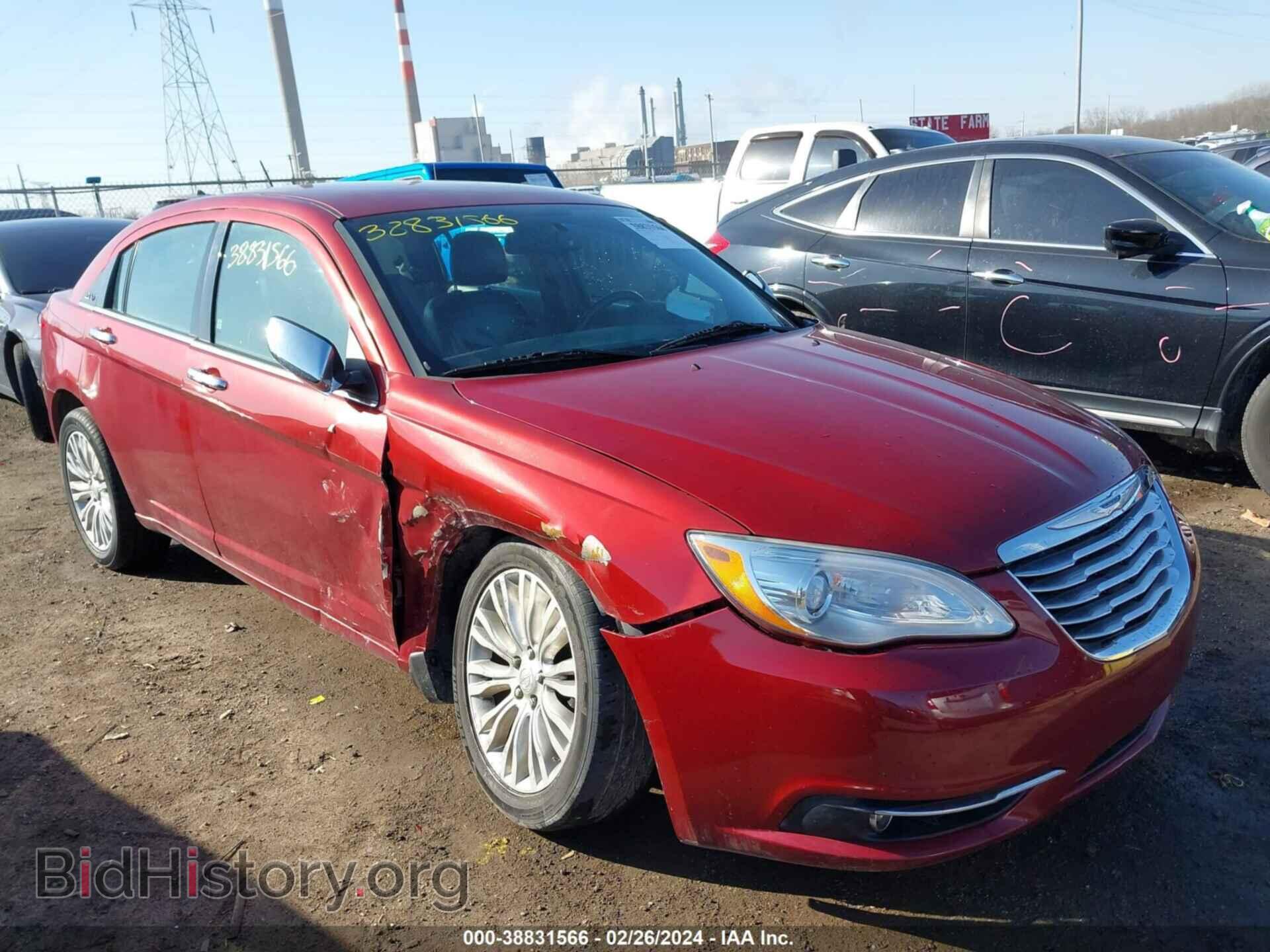 Фотография 1C3CCBCG2CN293159 - CHRYSLER 200 2012