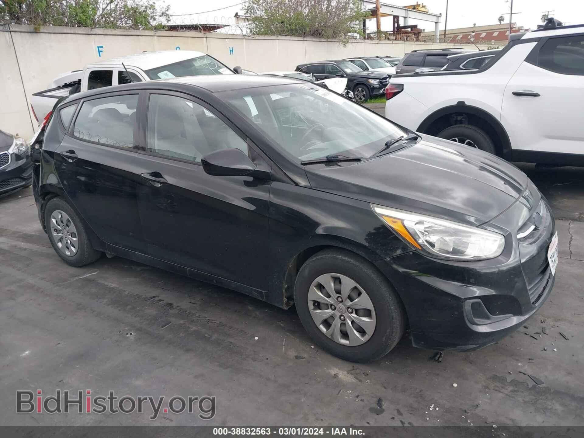 Photo KMHCT5AE8GU273634 - HYUNDAI ACCENT 2016