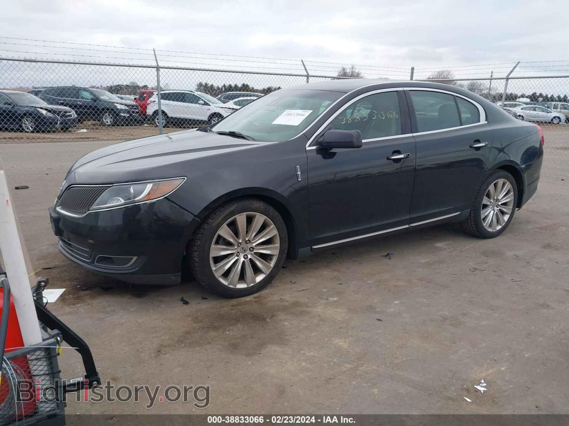 2013 LINCOLN MKS - VIN: 1LNHL9FT8DG604551 - Фото 2