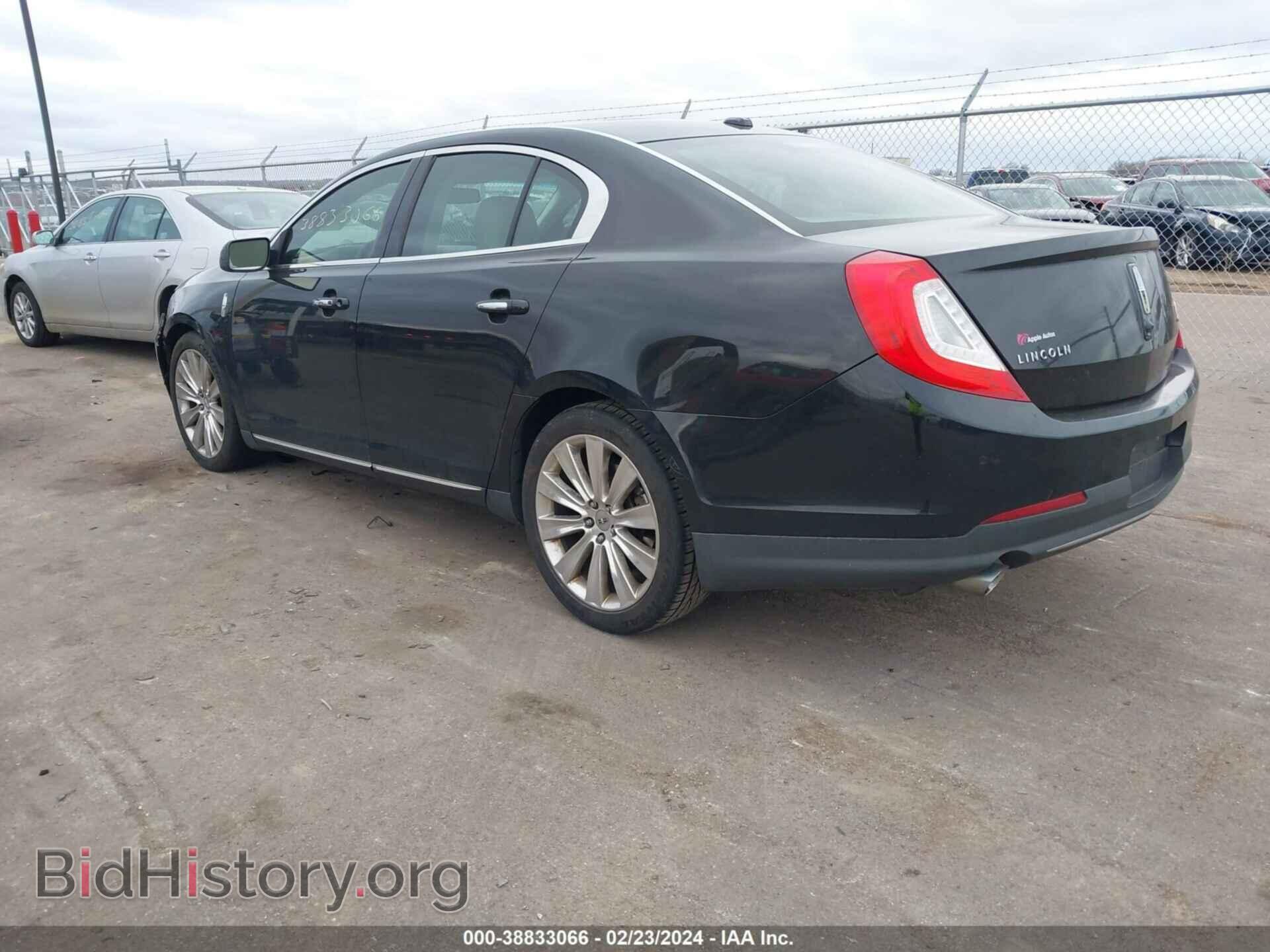 2013 LINCOLN MKS - VIN: 1LNHL9FT8DG604551 - Фото 3