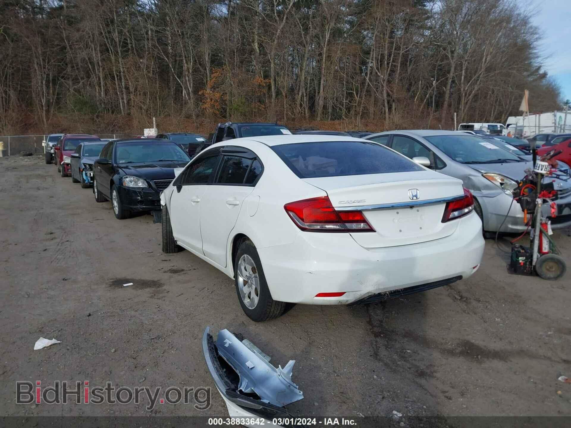 2014 HONDA CIVIC - VIN: 19XFB2F52EE039593 - Фото 3