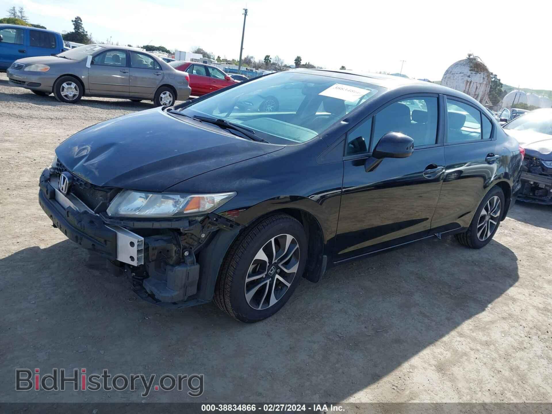 2013 HONDA CIVIC - VIN: 2HGFB2F86DH521854 - Фото 2