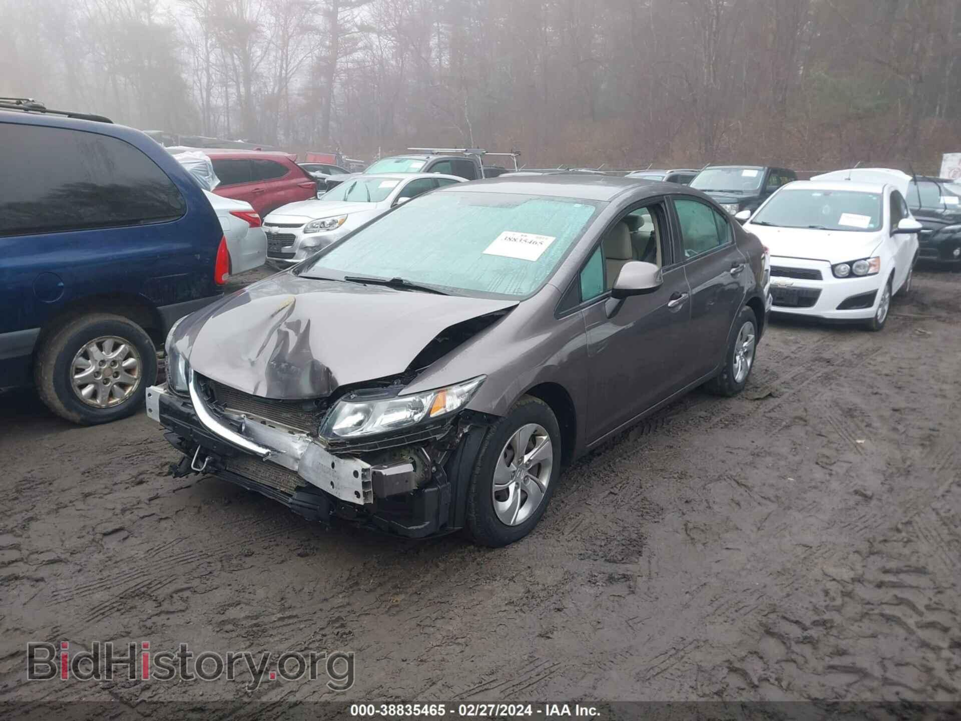 2013 HONDA CIVIC - VIN: 19XFB2F52DE040340 - Фото 2