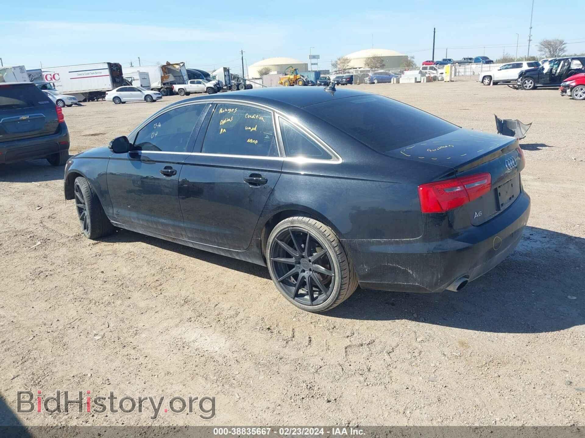 2013 AUDI A6 - VIN: WAUFFAFC3DN096258 - Фото 3