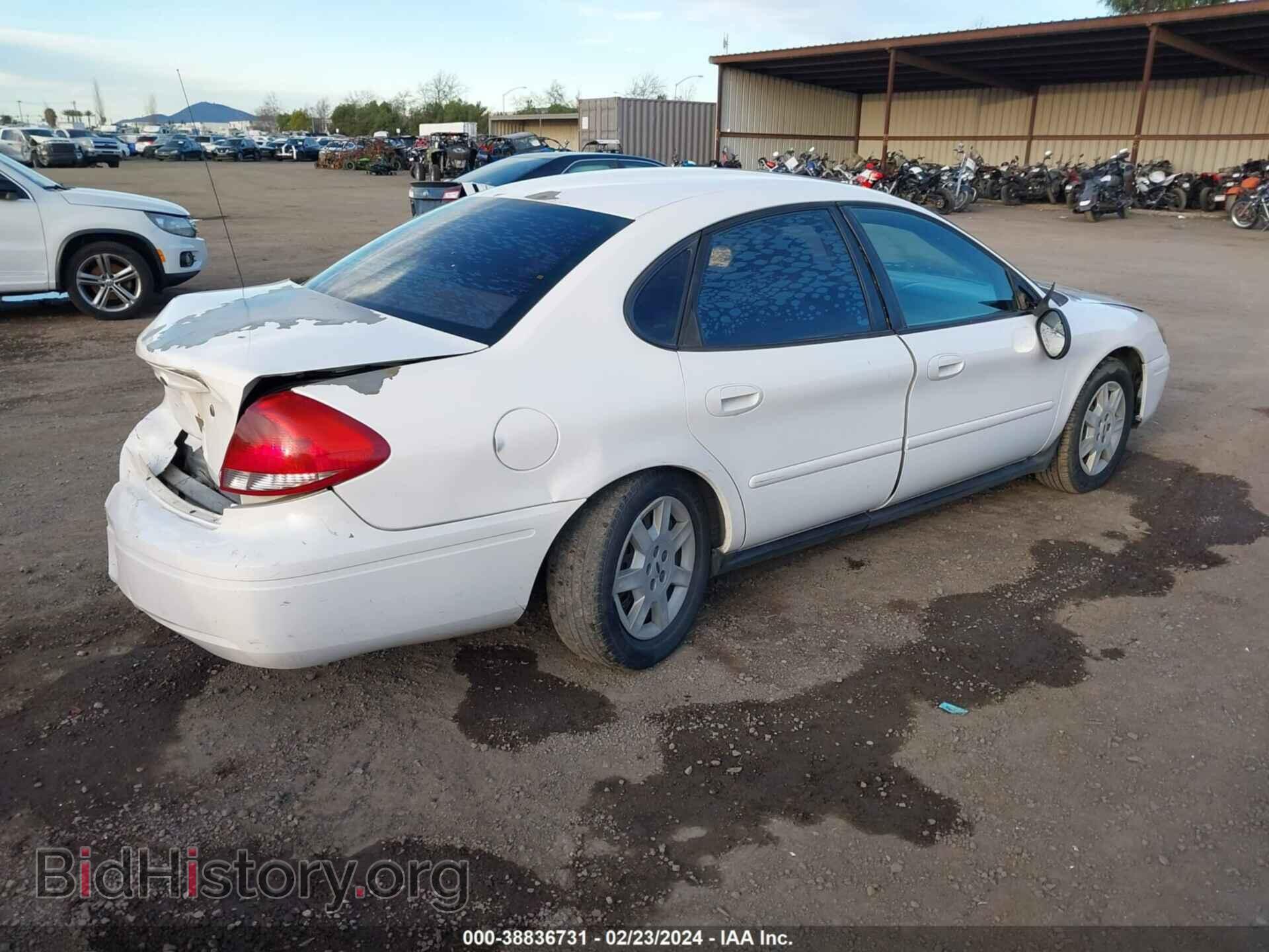 2007 FORD TAURUS - VIN: 1FAFP53U87A141443 - Фото 4
