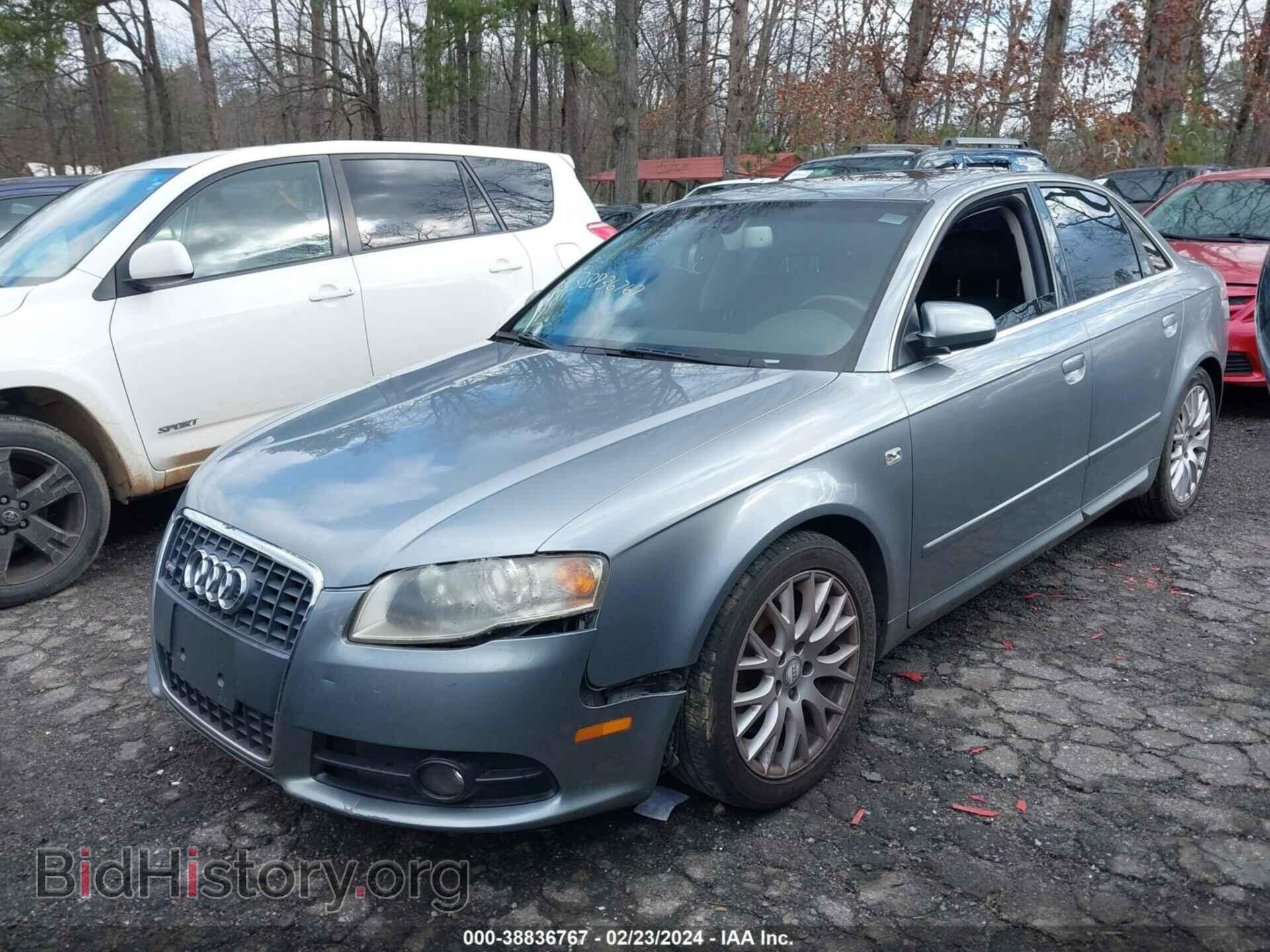 2008 AUDI A4 - VIN: WAUAF78EX8A163754 - Фото 2