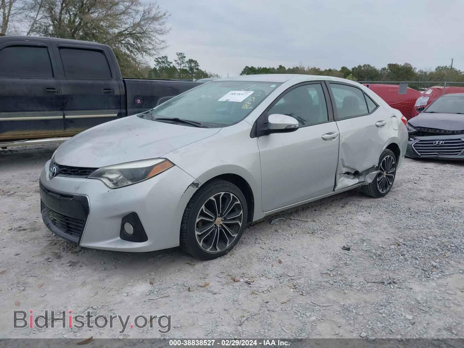 2014 TOYOTA COROLLA - VIN: 2T1BURHEXEC205601 - Фото 2
