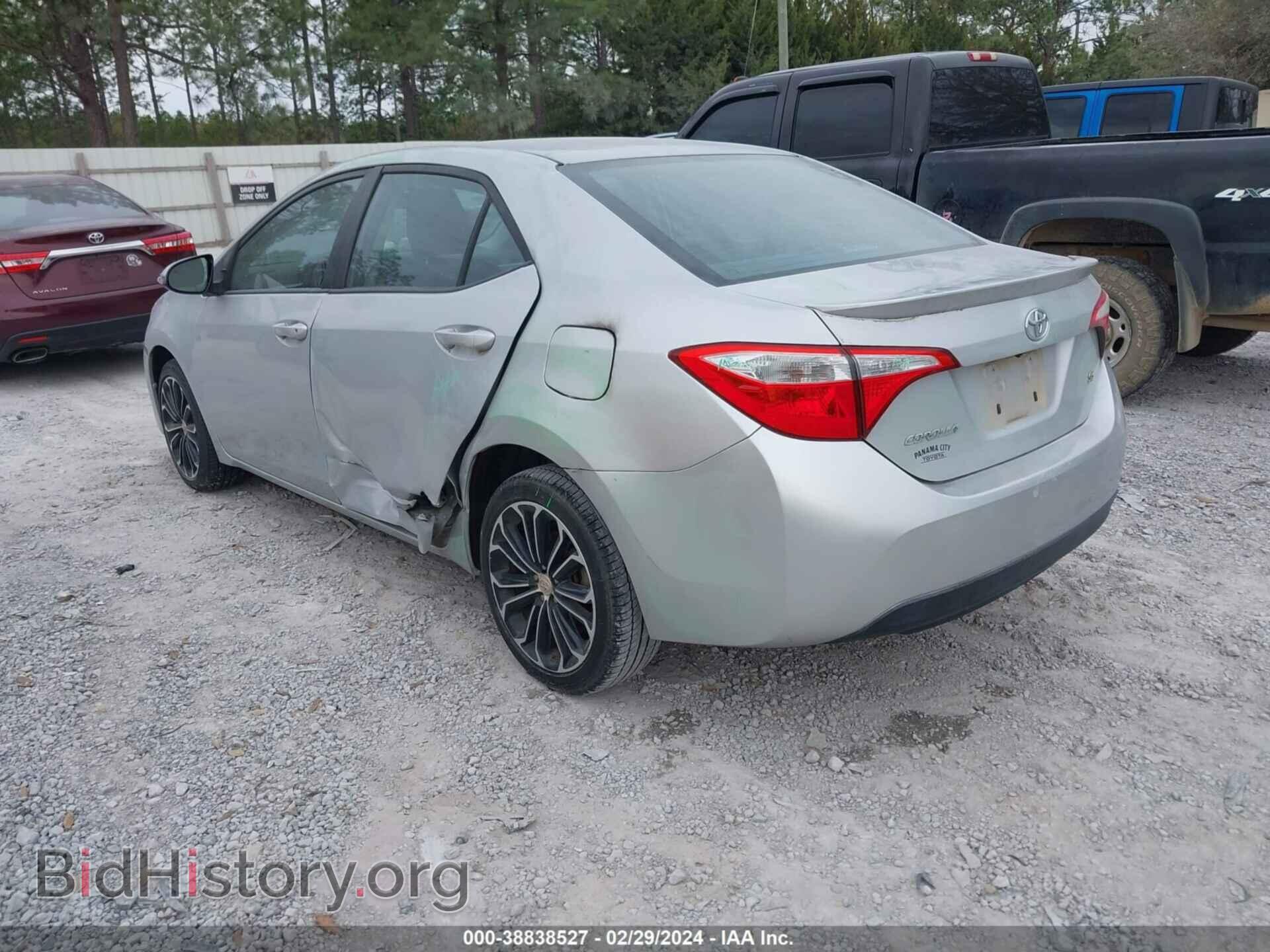 2014 TOYOTA COROLLA - VIN: 2T1BURHEXEC205601 - Фото 3