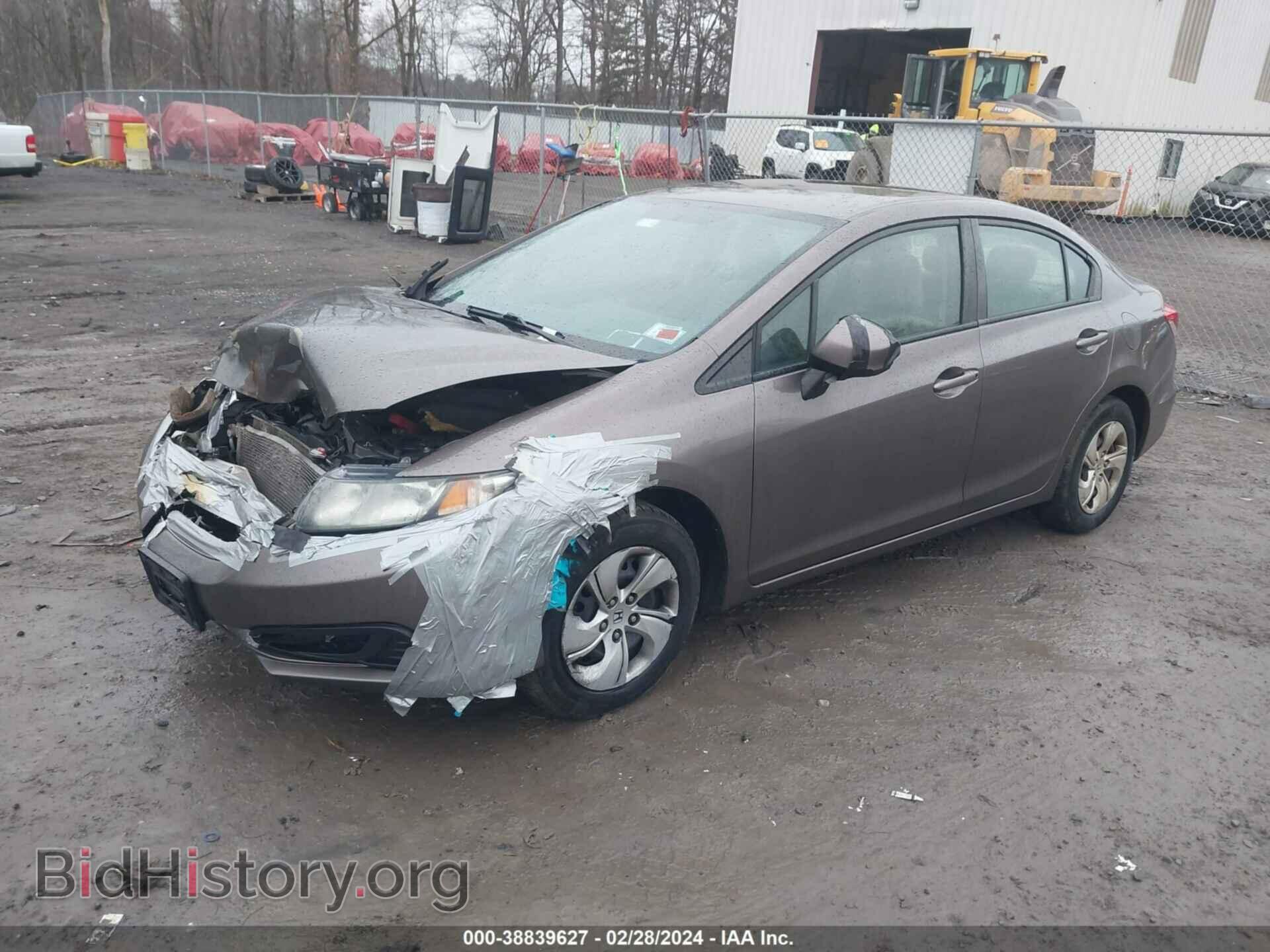 2013 HONDA CIVIC - VIN: 2HGFB2F59DH509929 - Фото 2