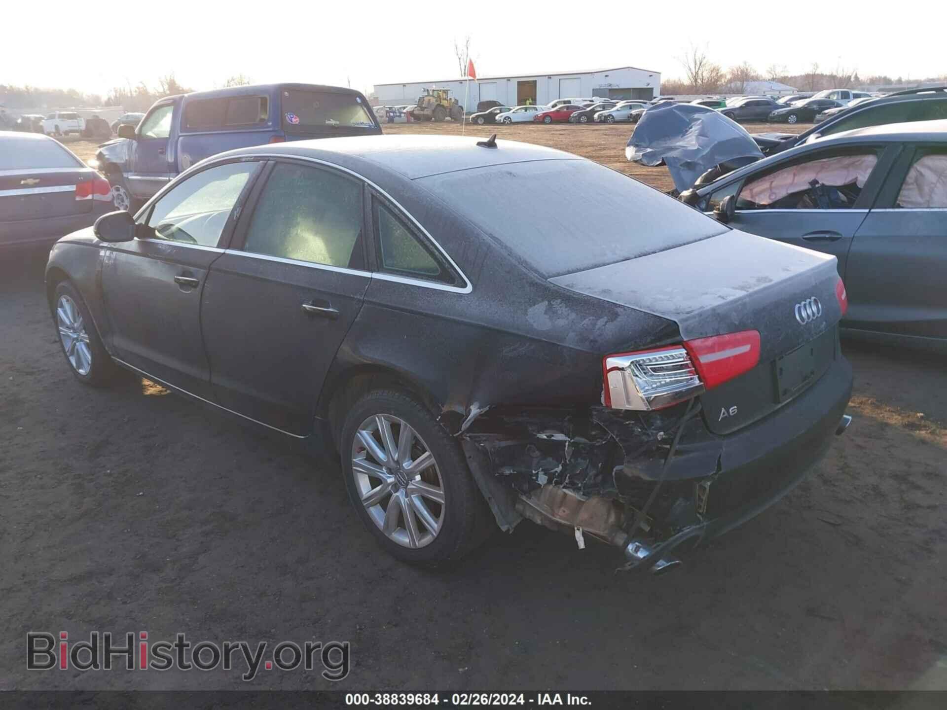 2014 AUDI A6 - VIN: WAUGFAFC2EN120796 - Фото 3