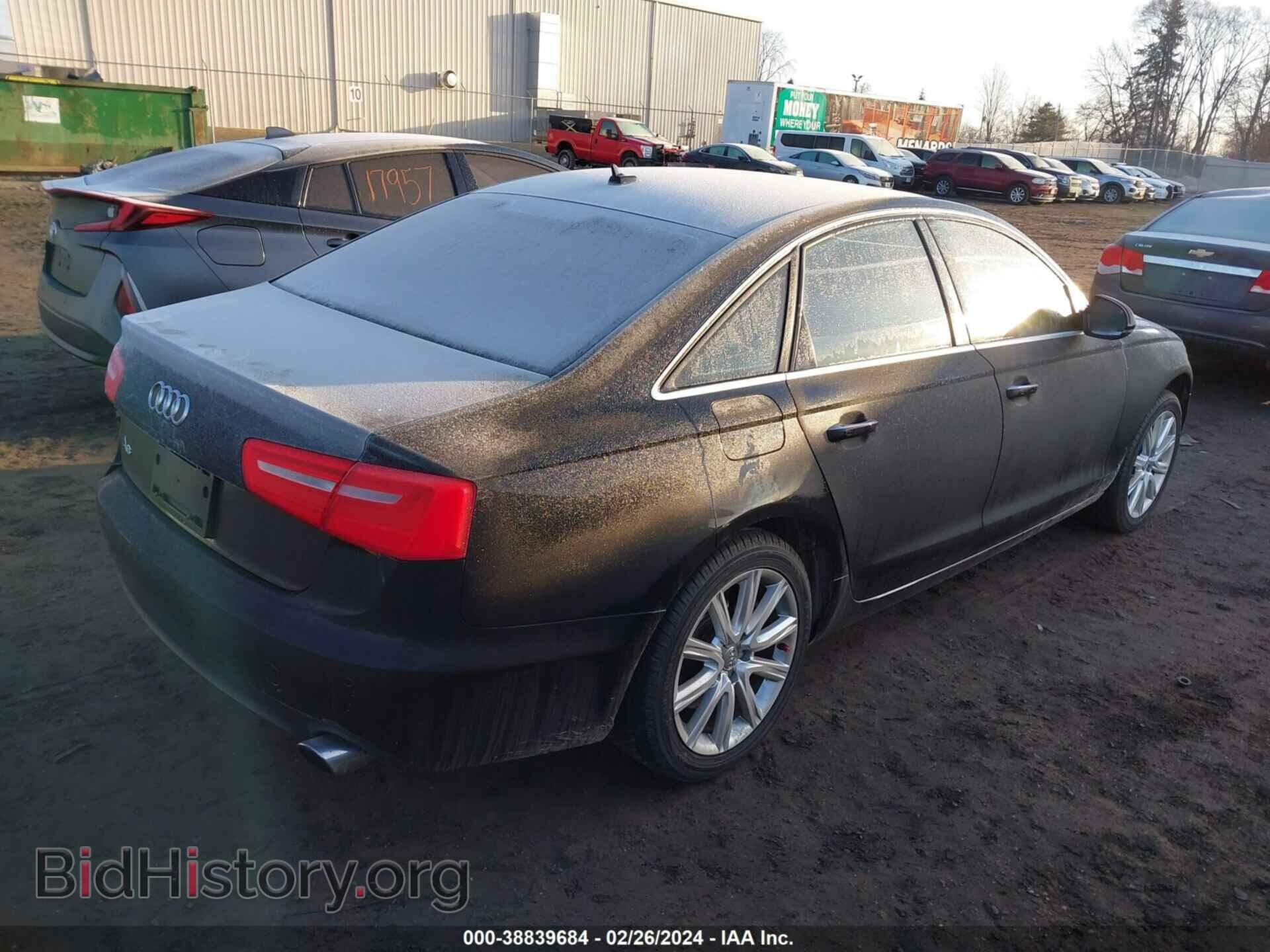 2014 AUDI A6 - VIN: WAUGFAFC2EN120796 - Фото 4