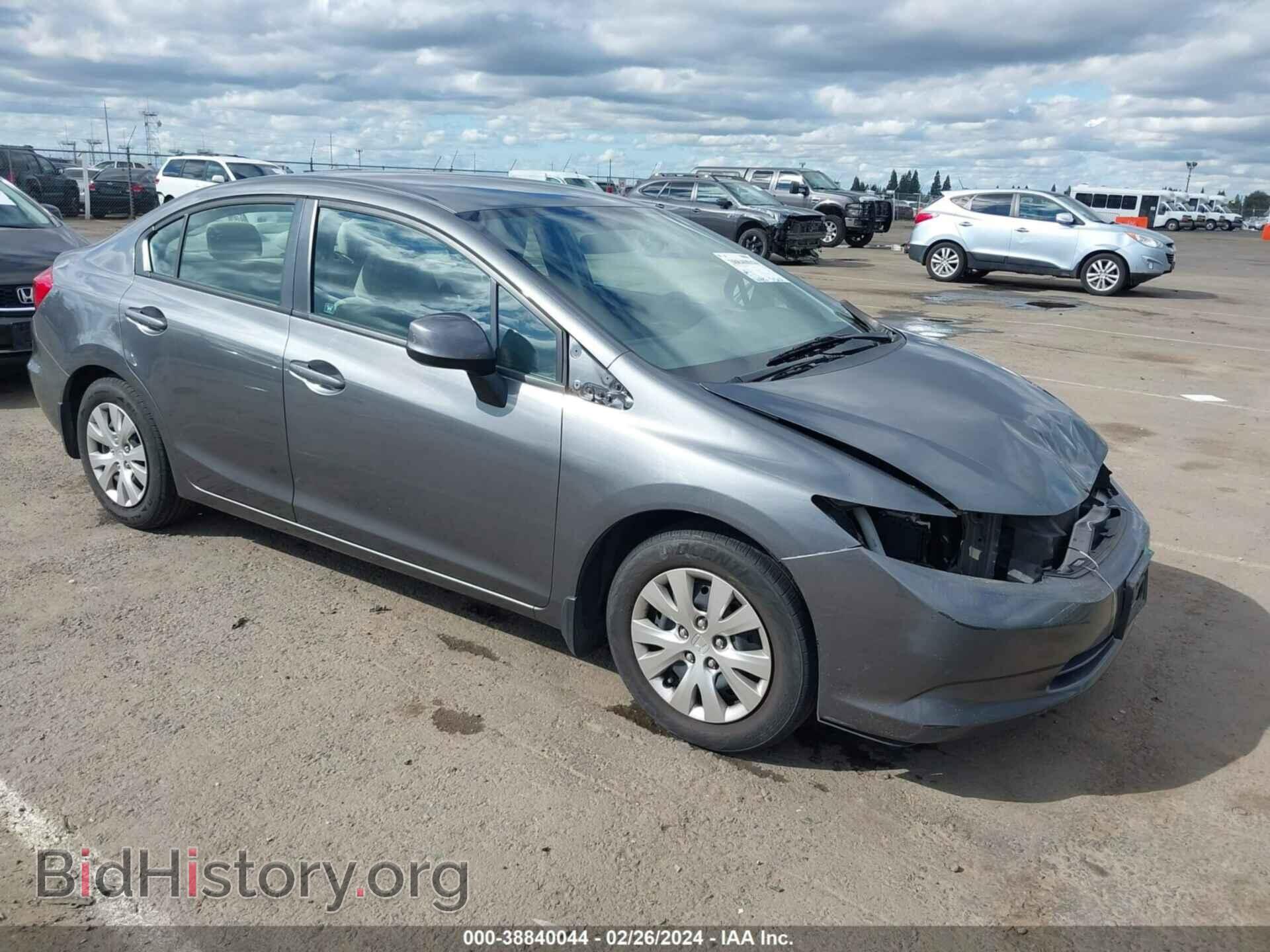 Photo 19XFB2F56CE065899 - HONDA CIVIC 2012