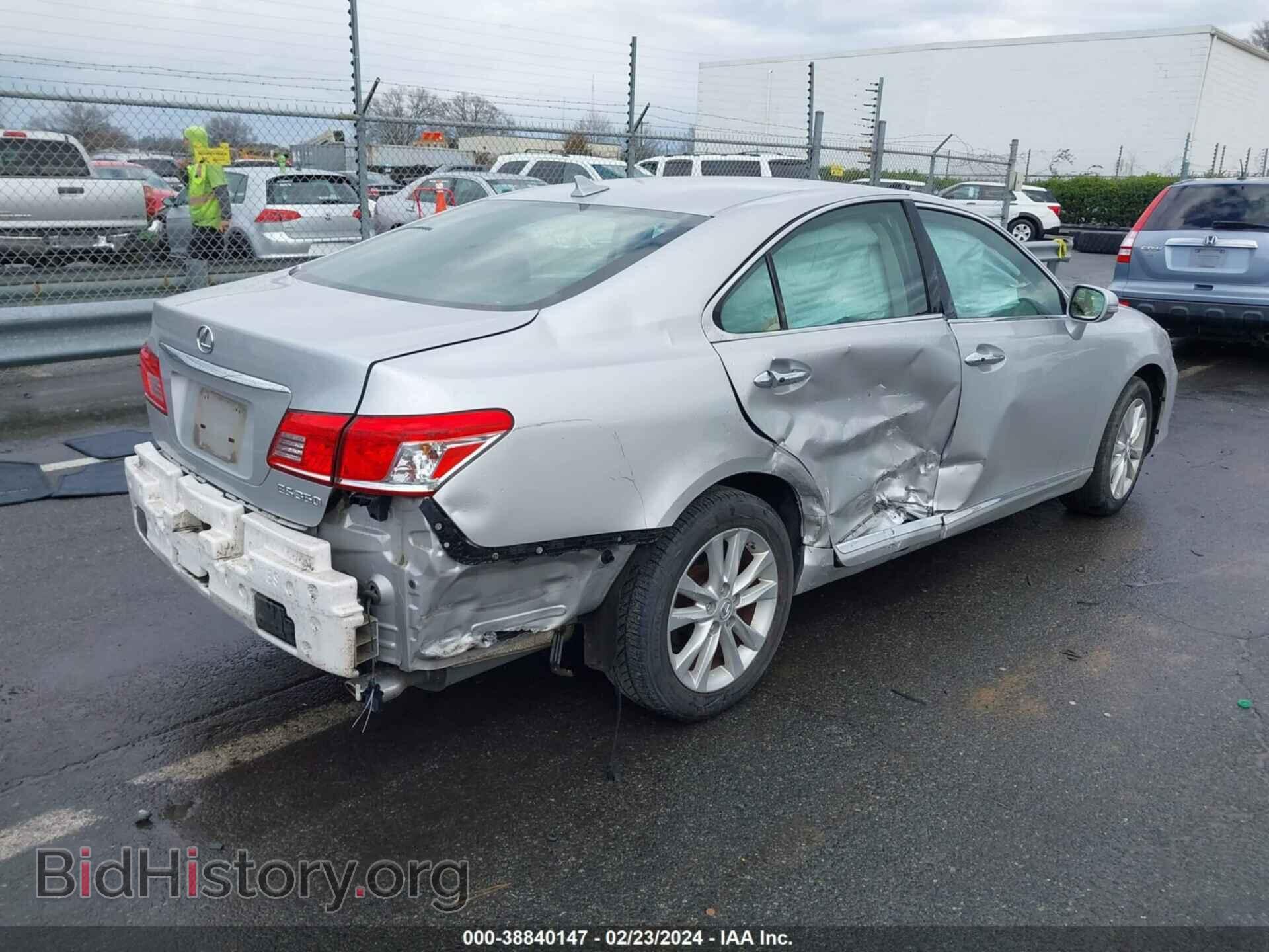 2011 LEXUS ES 350 - VIN: JTHBK1EG4B2458127 - Фото 4
