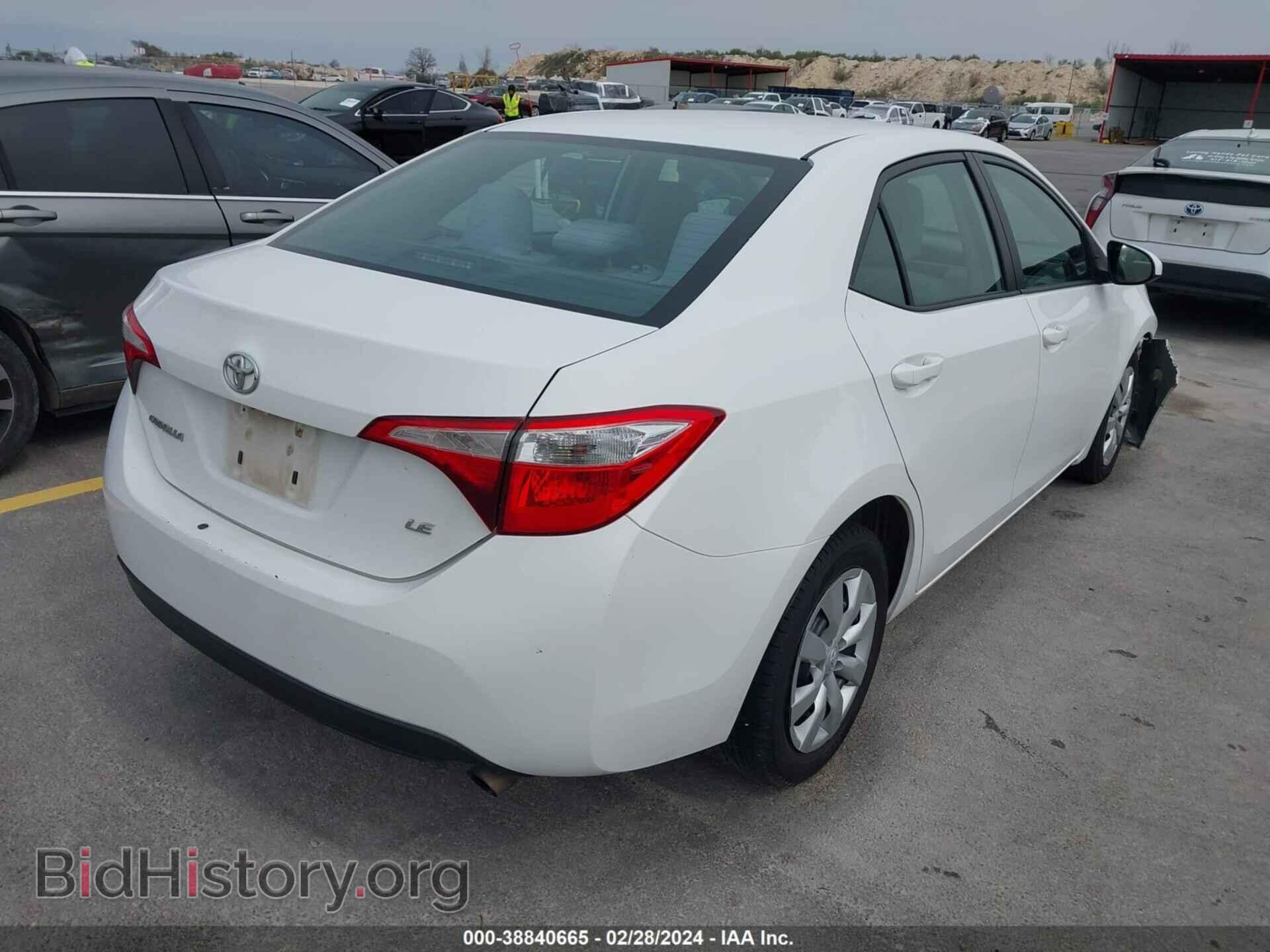 2015 TOYOTA COROLLA - VIN: 2T1BURHEXFC373076 - Фото 4