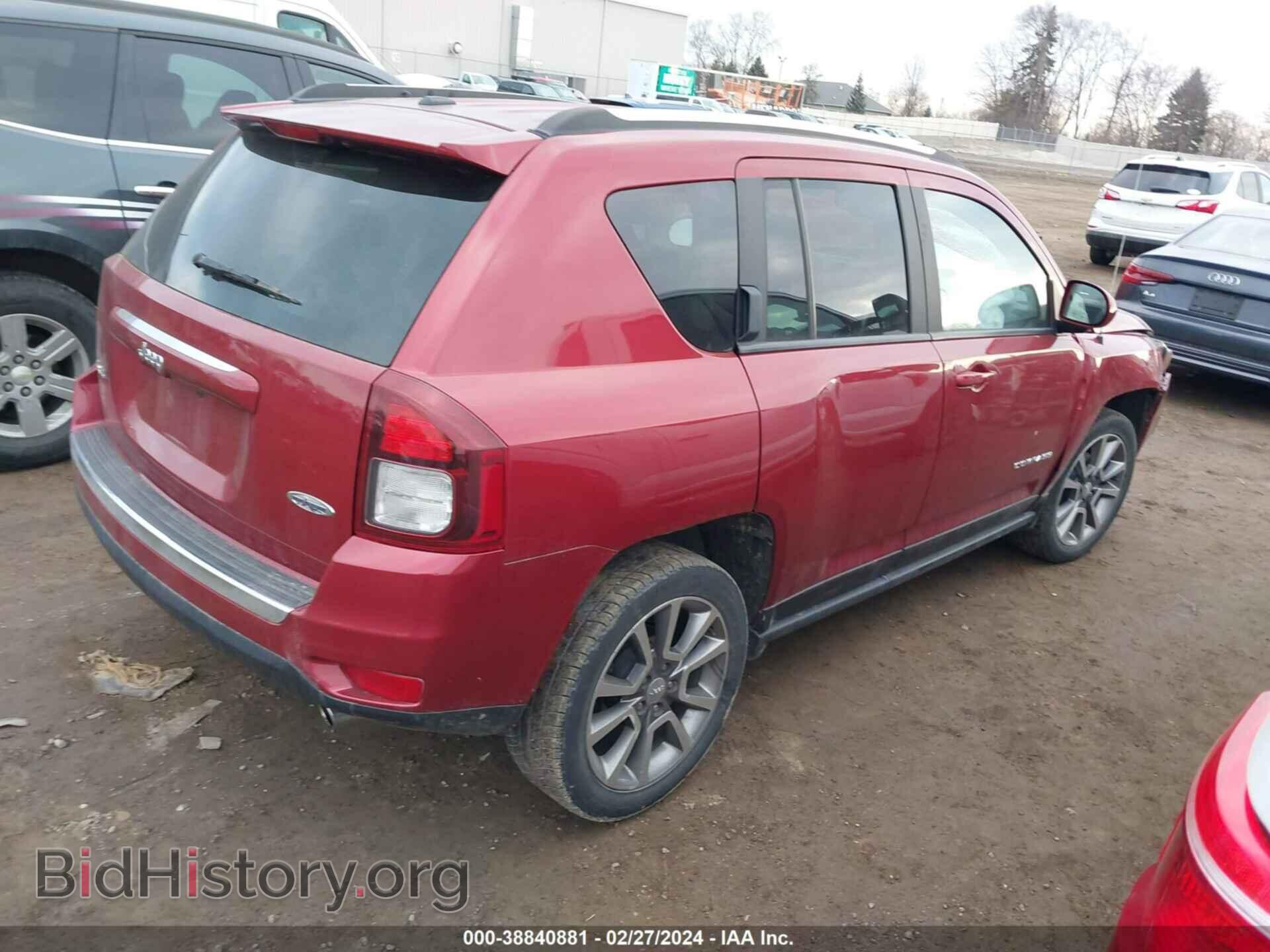 2017 JEEP COMPASS - VIN: 1C4NJDEB5HD163686 - Фото 4