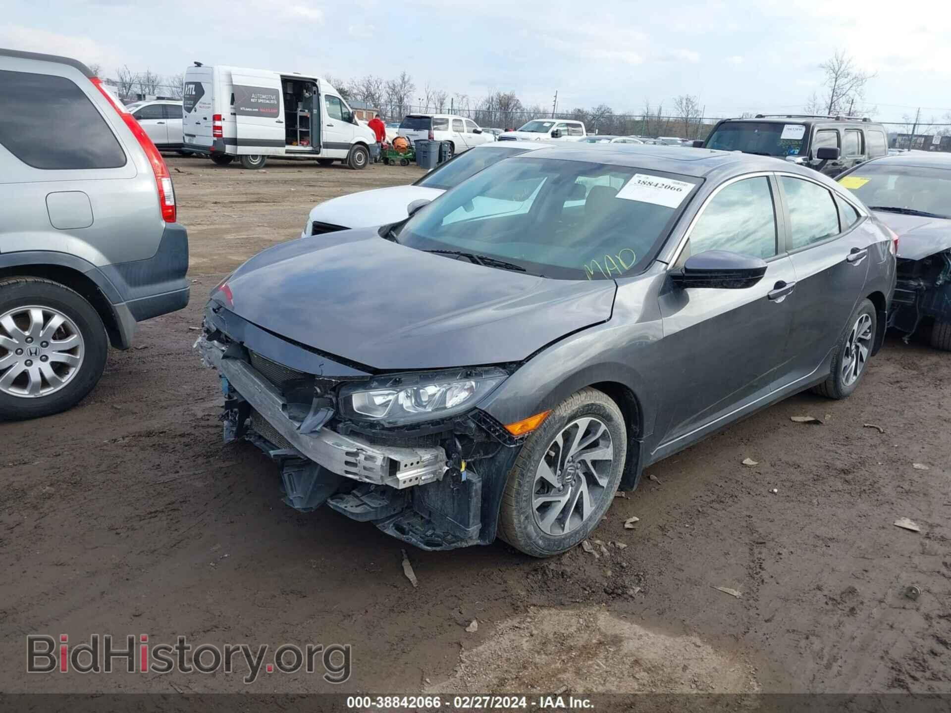 2017 HONDA CIVIC - VIN: 19XFC2F76HE008690 - Фото 2