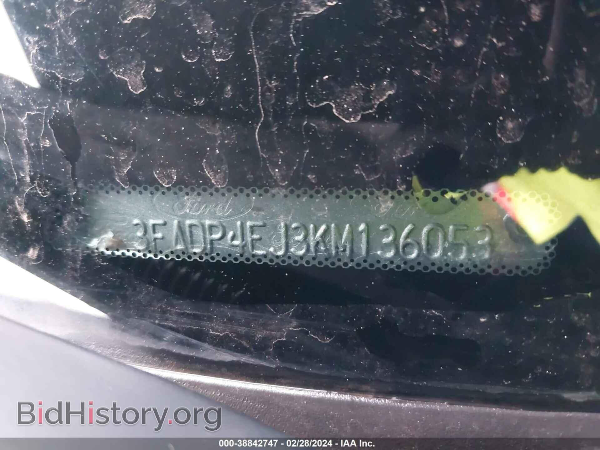 2019 FORD FIESTA - VIN: 3FADP4EJ3KM136053 - Фото 9