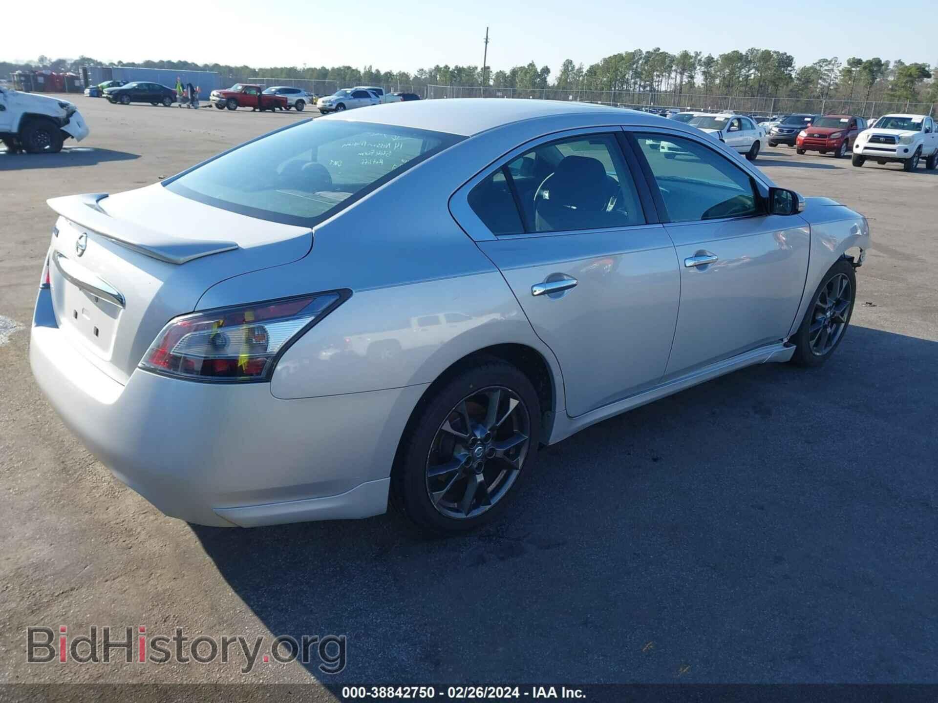 2014 NISSAN MAXIMA - VIN: 1N4AA5AP1EC437916 - Фото 4