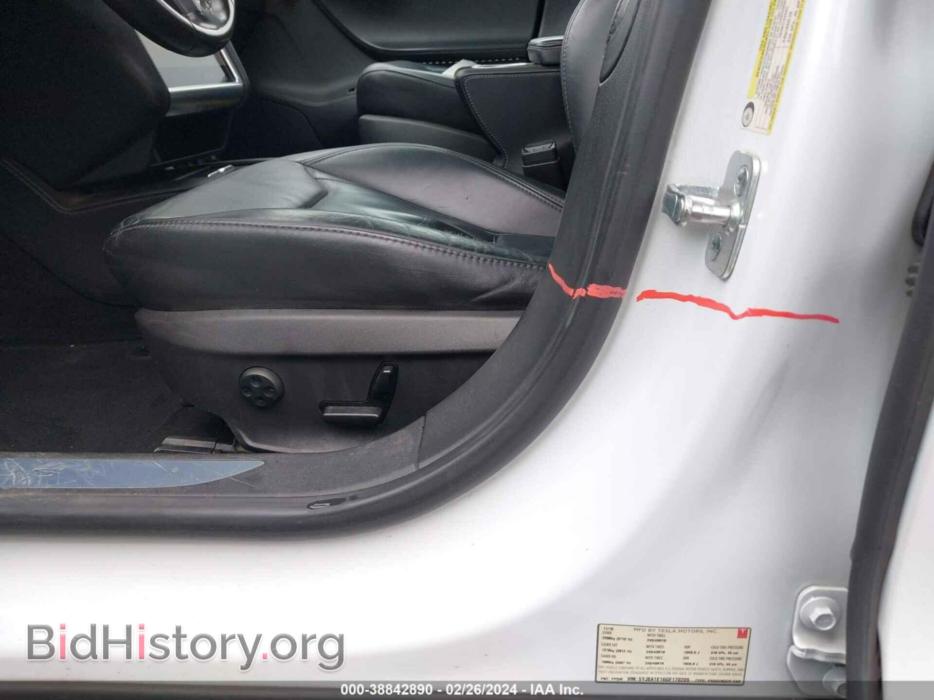 2016 TESLA MODEL S - VIN: 5YJSA1E16GF170209 - Фото 6