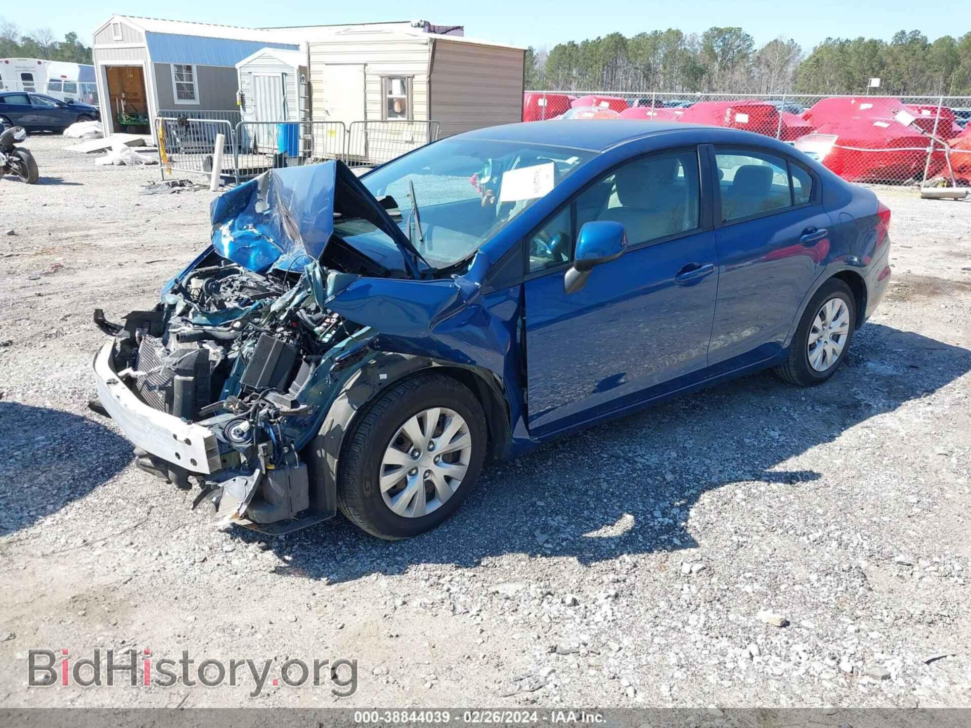 2012 HONDA CIVIC - VIN: 19XFB2F51CE333208 - Фото 2