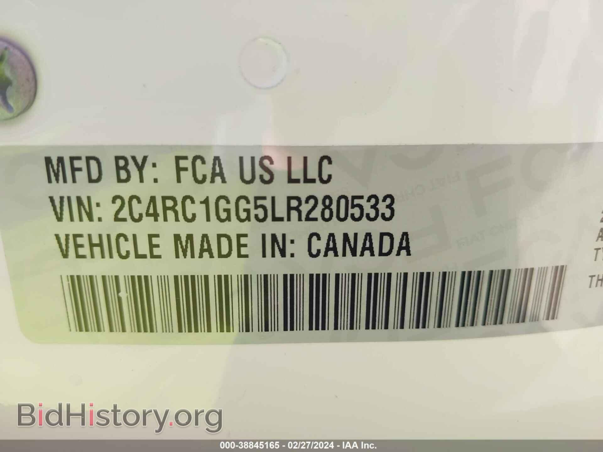 2020 CHRYSLER PACIFICA - VIN: 2C4RC1GG5LR280533 - Photo 9