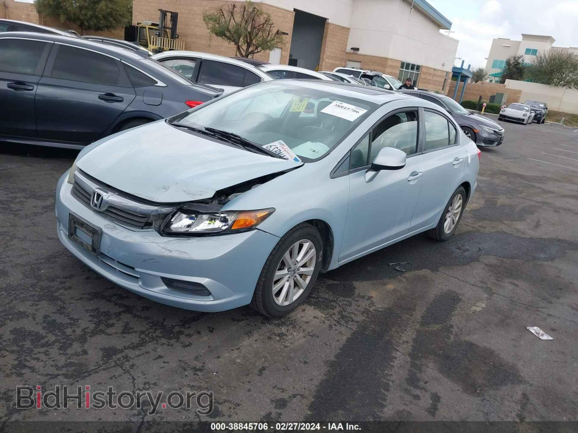 2012 HONDA CIVIC - VIN: 2HGFB2F89CH516209 - Photo 2