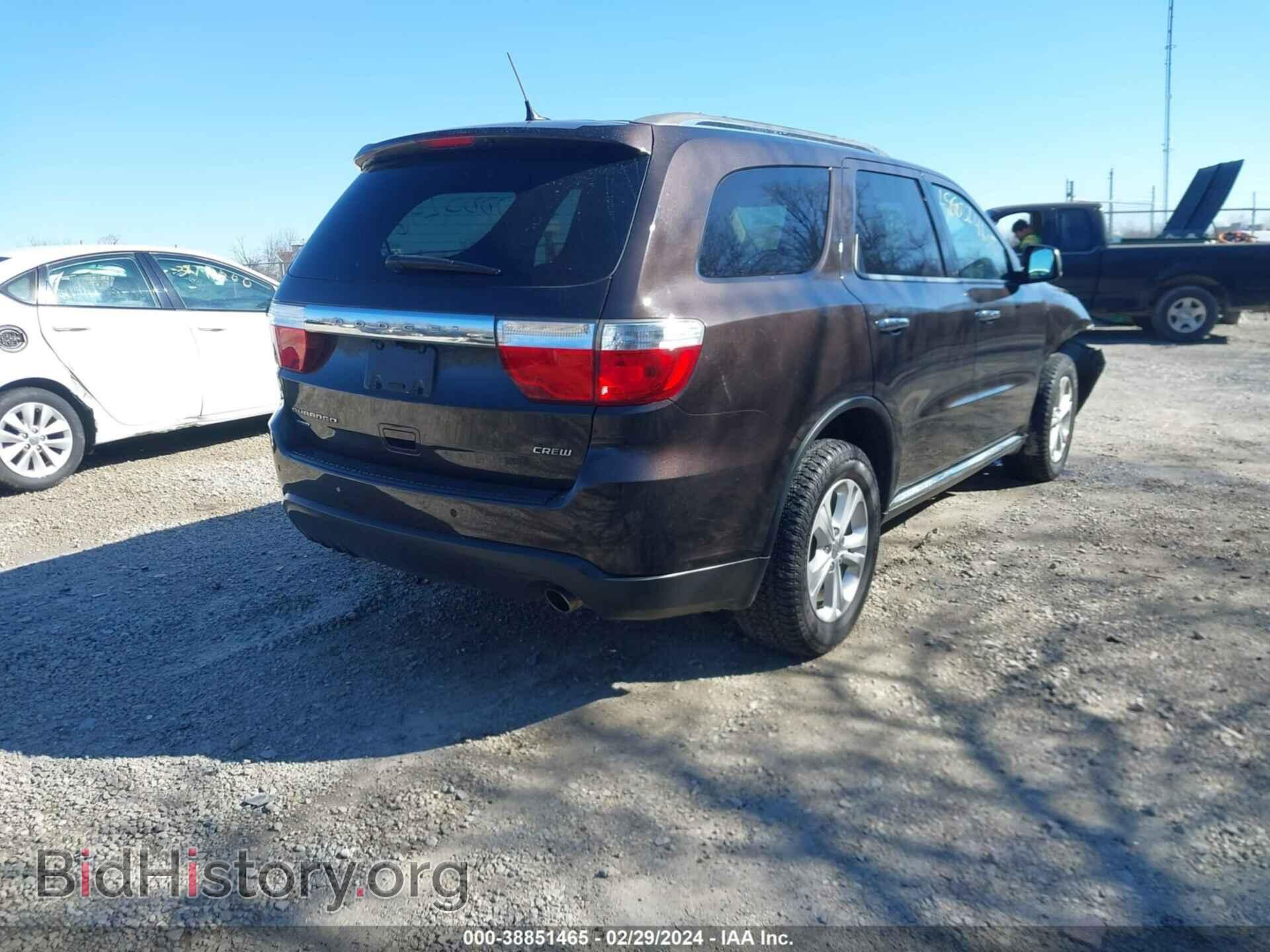 2013 DODGE DURANGO - VIN: 1C4RDJDG4DC611520 - Photo 4
