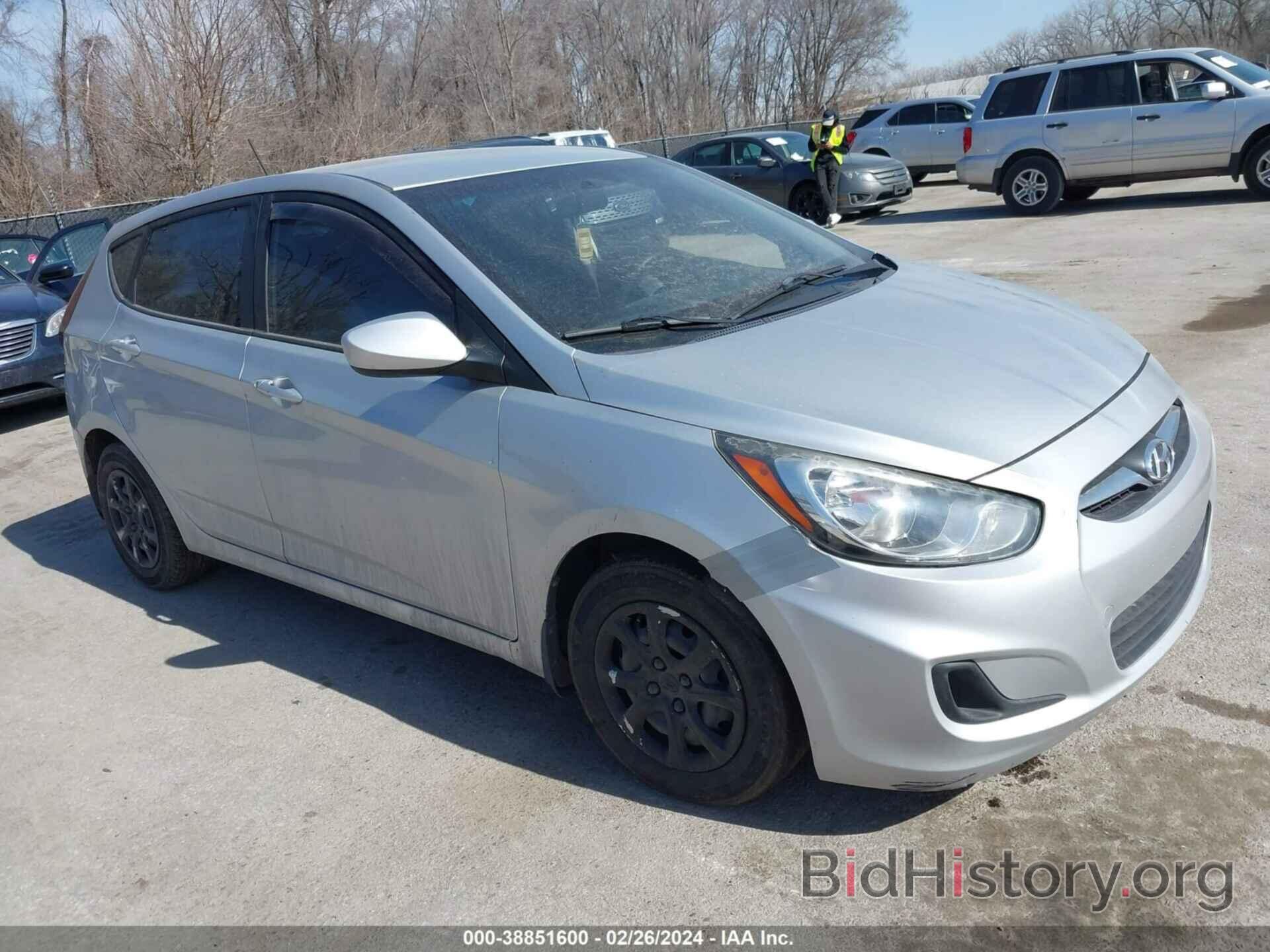 Photo KMHCT5AE6CU057825 - HYUNDAI ACCENT 2012