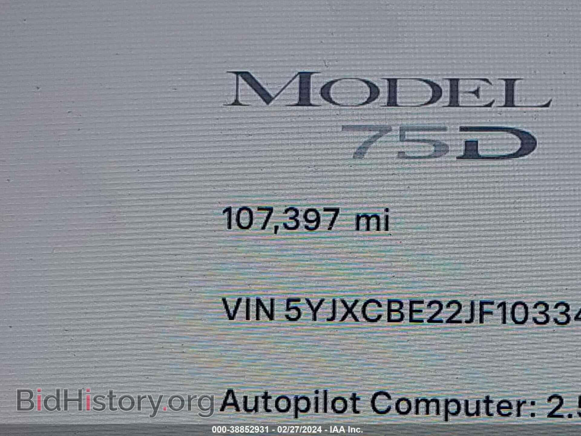 2018 TESLA MODEL X - VIN: 5YJXCBE22JF103340 - Фото 7