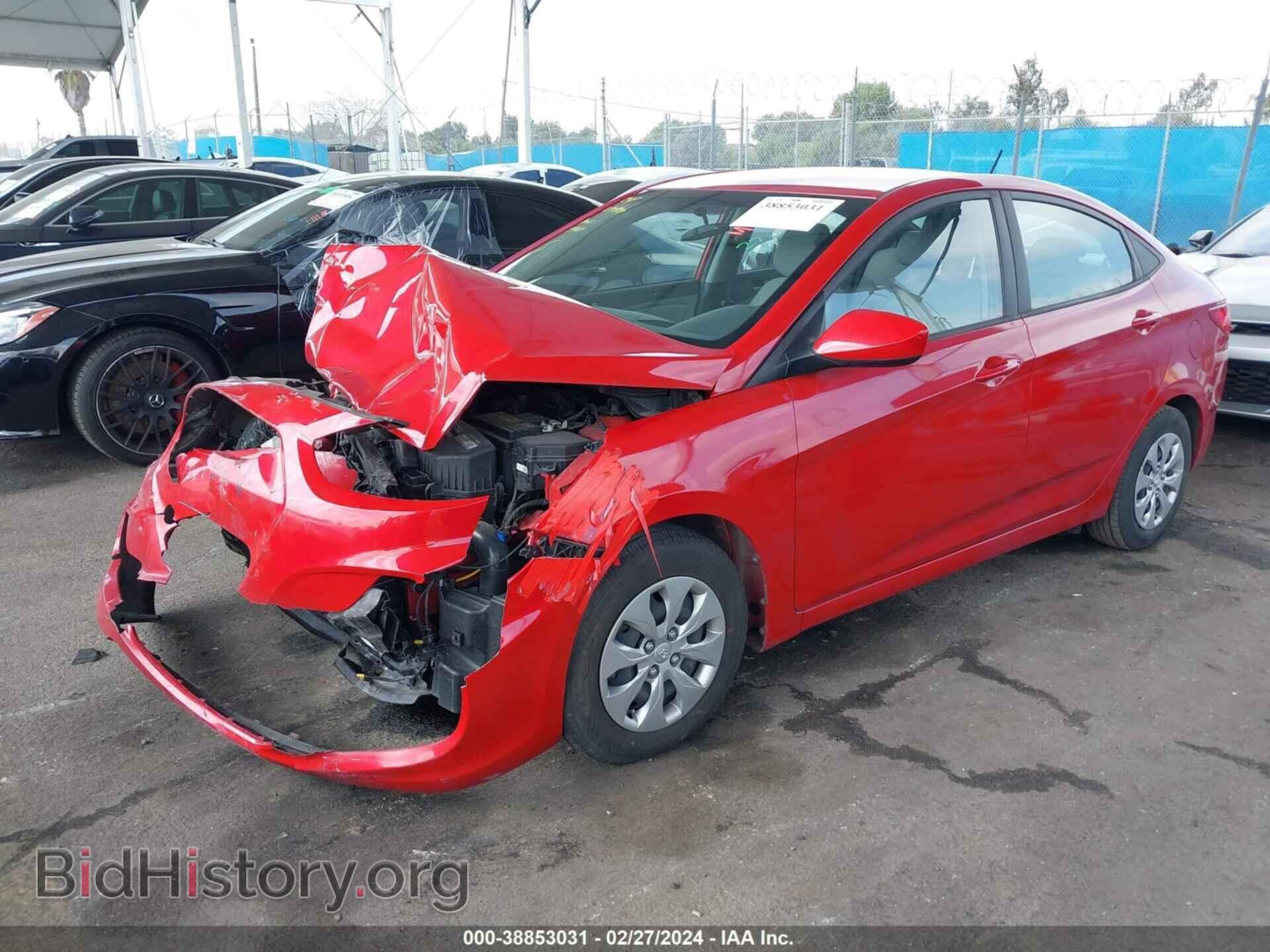 2016 HYUNDAI ACCENT - VIN: KMHCT4AE1GU124430 - Фото 2