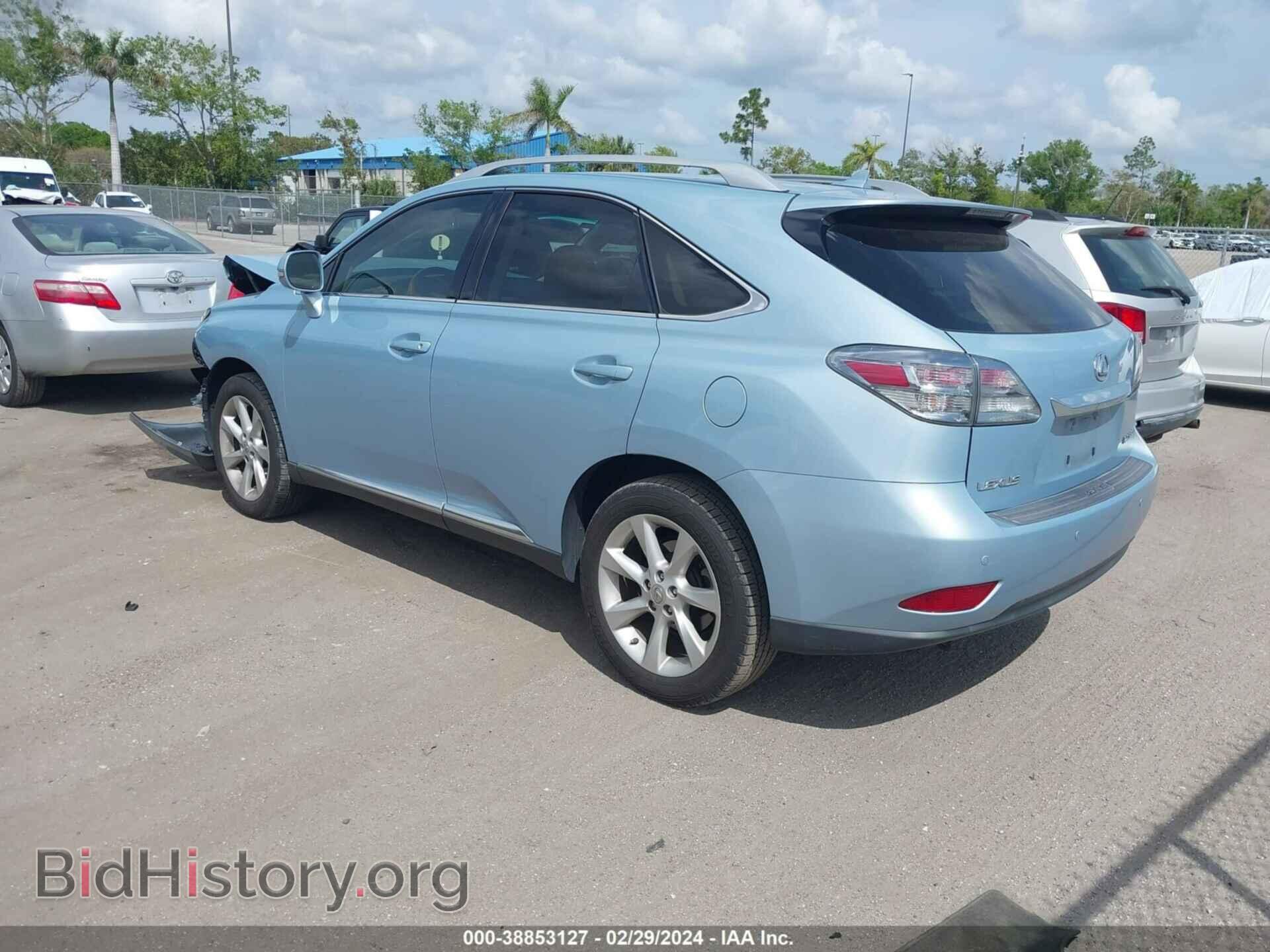 2010 LEXUS RX 350 - VIN: 2T2ZK1BA1AC031807 - Фото 3