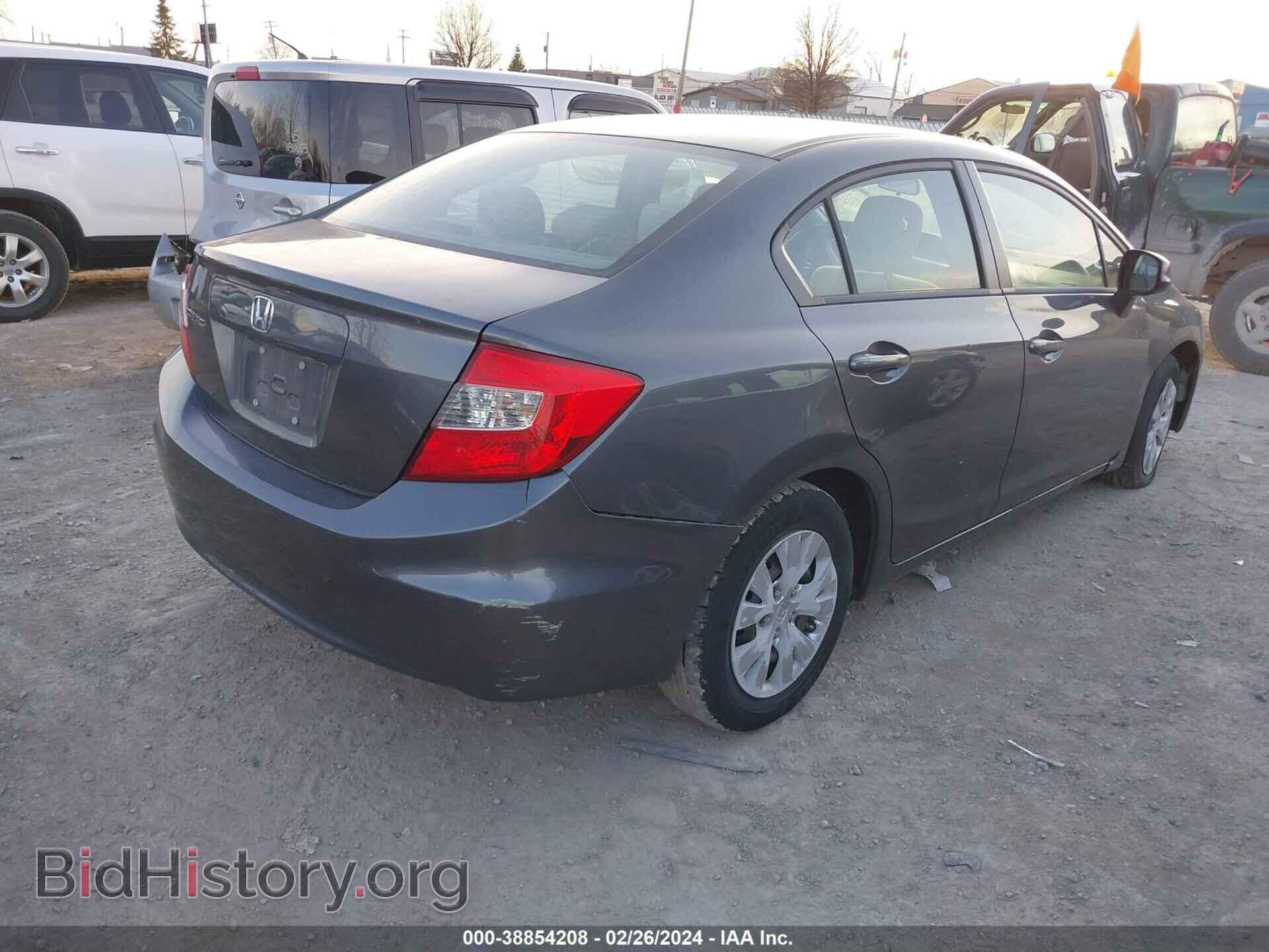 2012 HONDA CIVIC - VIN: 19XFB2F57CE021782 - Фото 4