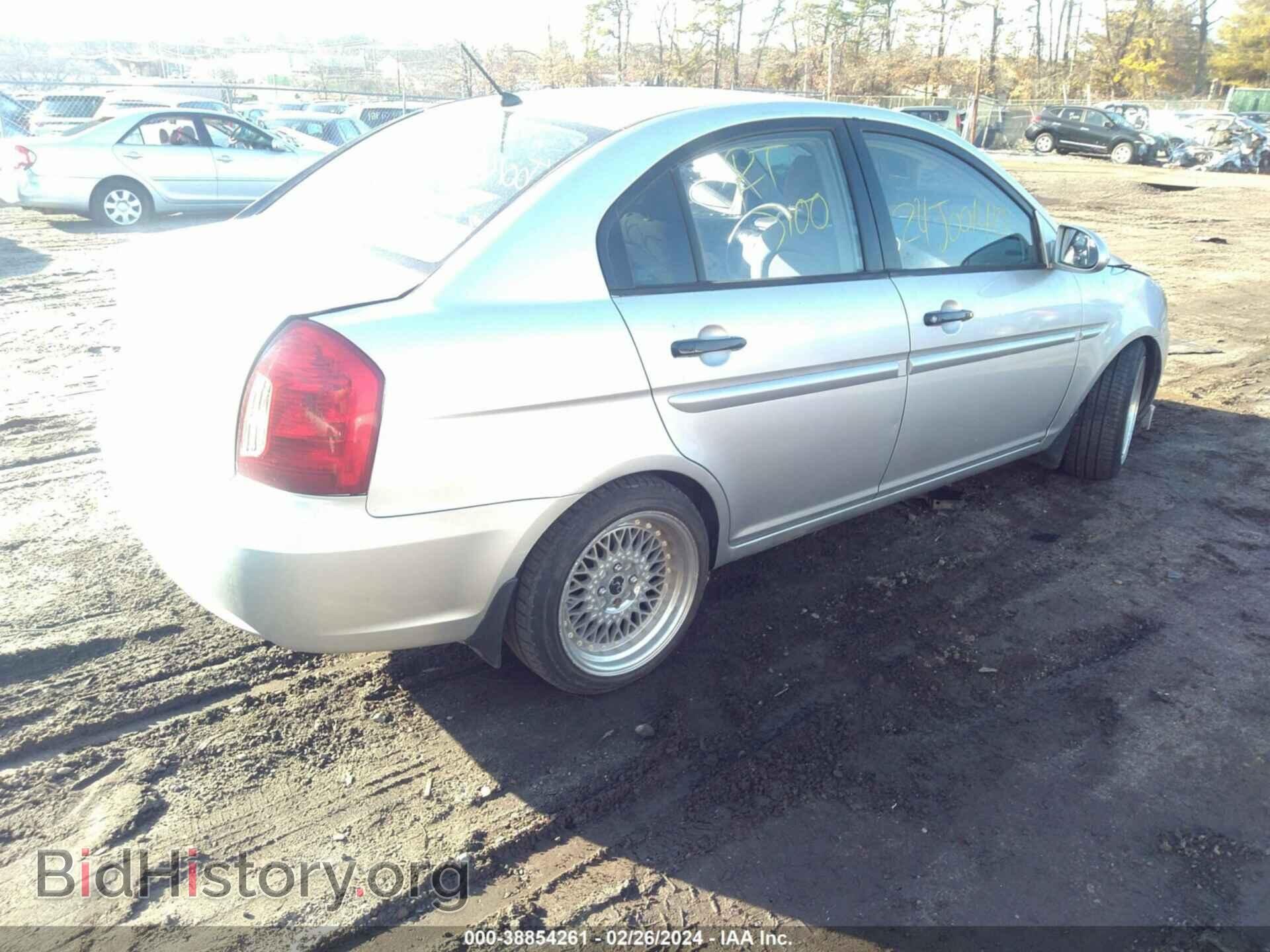 2006 HYUNDAI ACCENT - VIN: KMHCN46C86U044347 - Фото 4