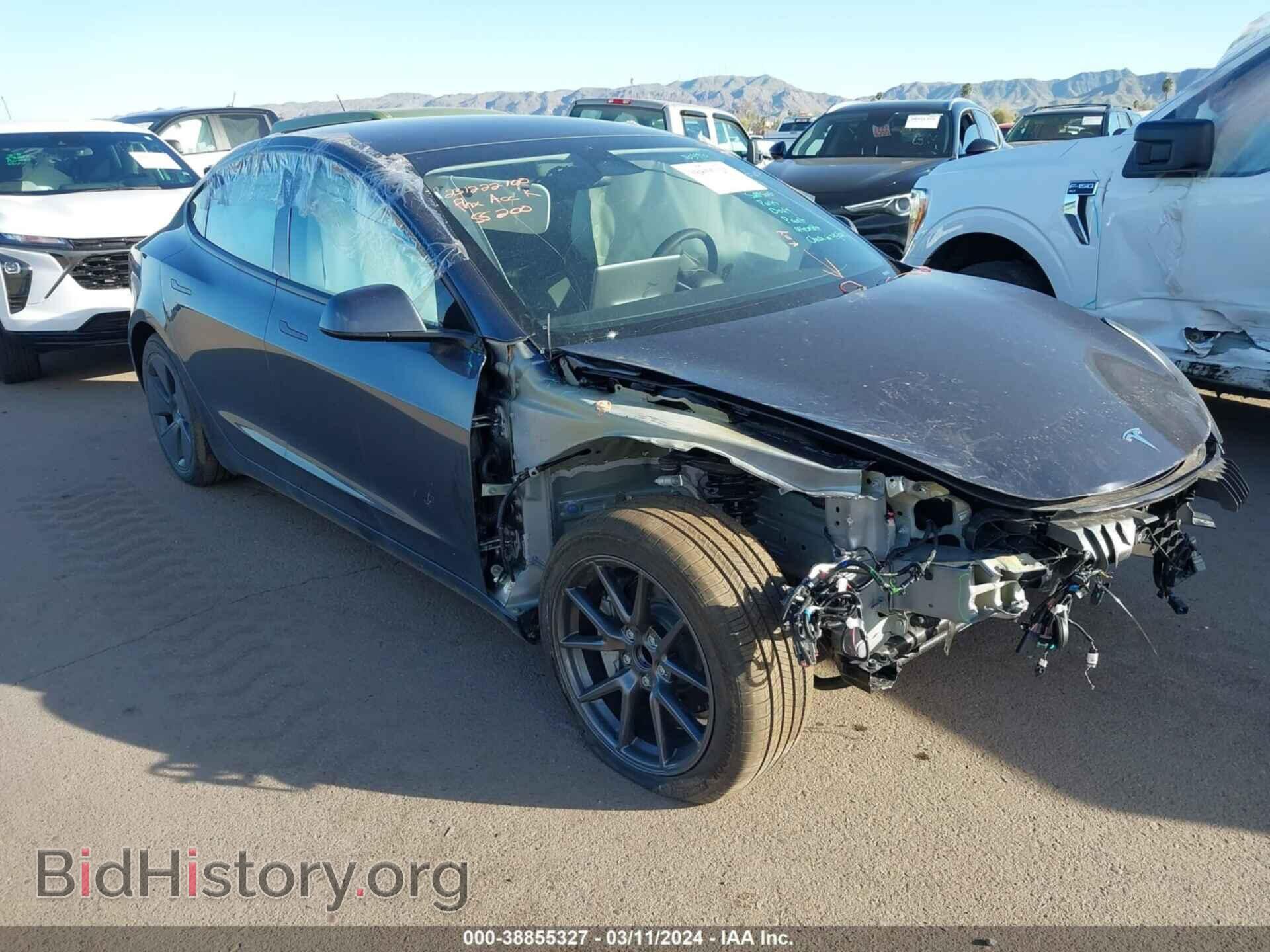 Фотография 5YJ3E1EA6PF698213 - TESLA MODEL 3 2023