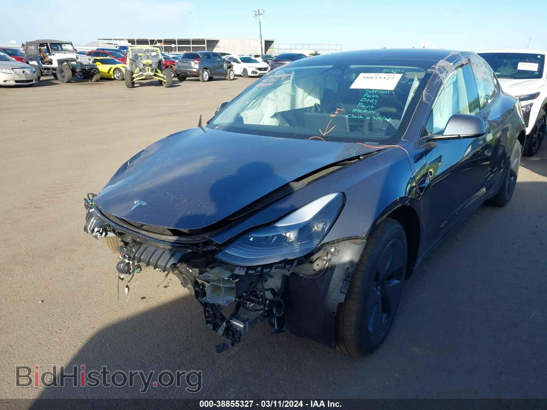 2023 TESLA MODEL 3 - VIN: 5YJ3E1EA6PF698213 - Фото 2