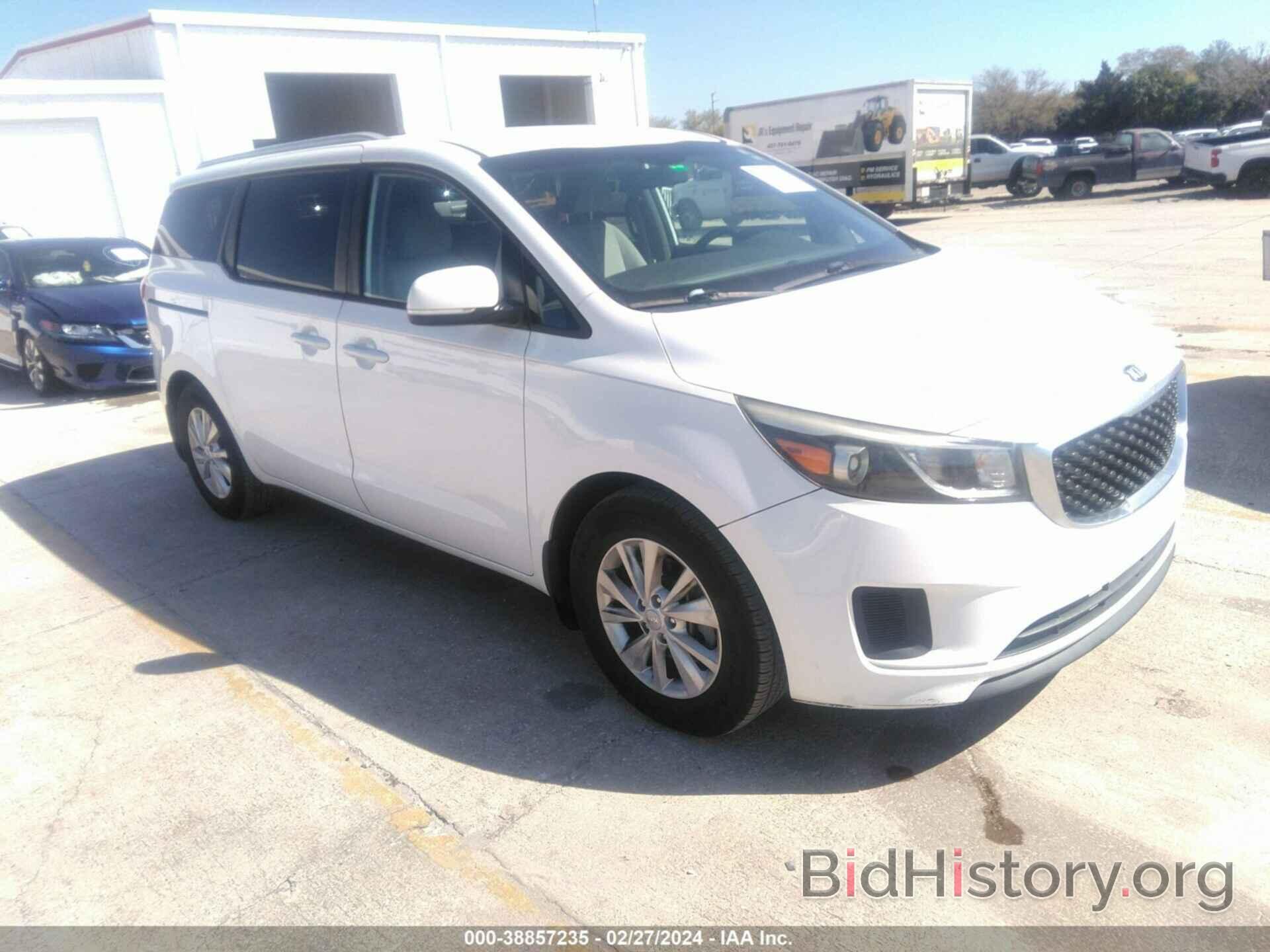 Photo KNDMB5C10G6107196 - KIA SEDONA 2016