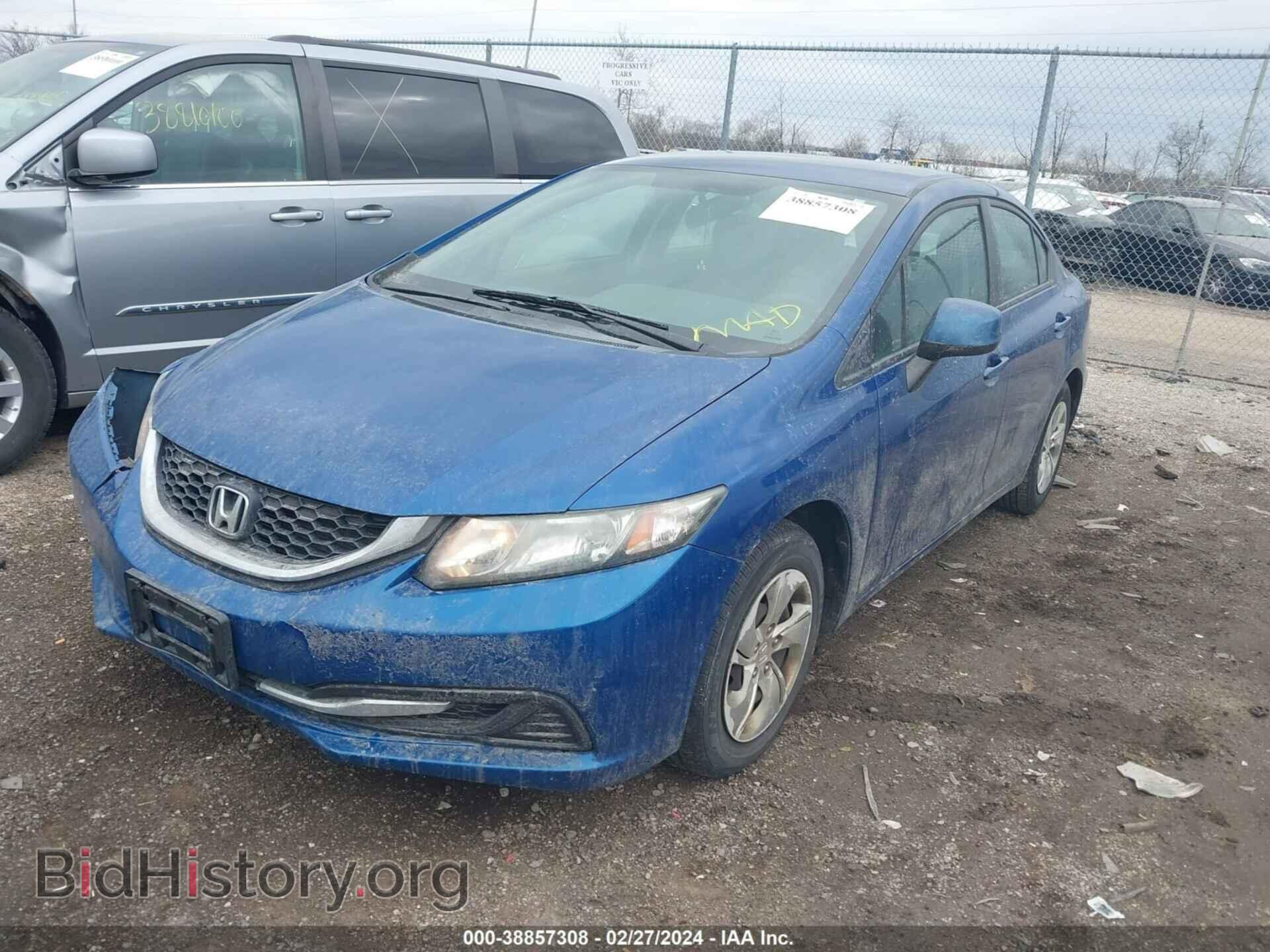 2013 HONDA CIVIC - VIN: 19XFB2F55DE087412 - Фото 2