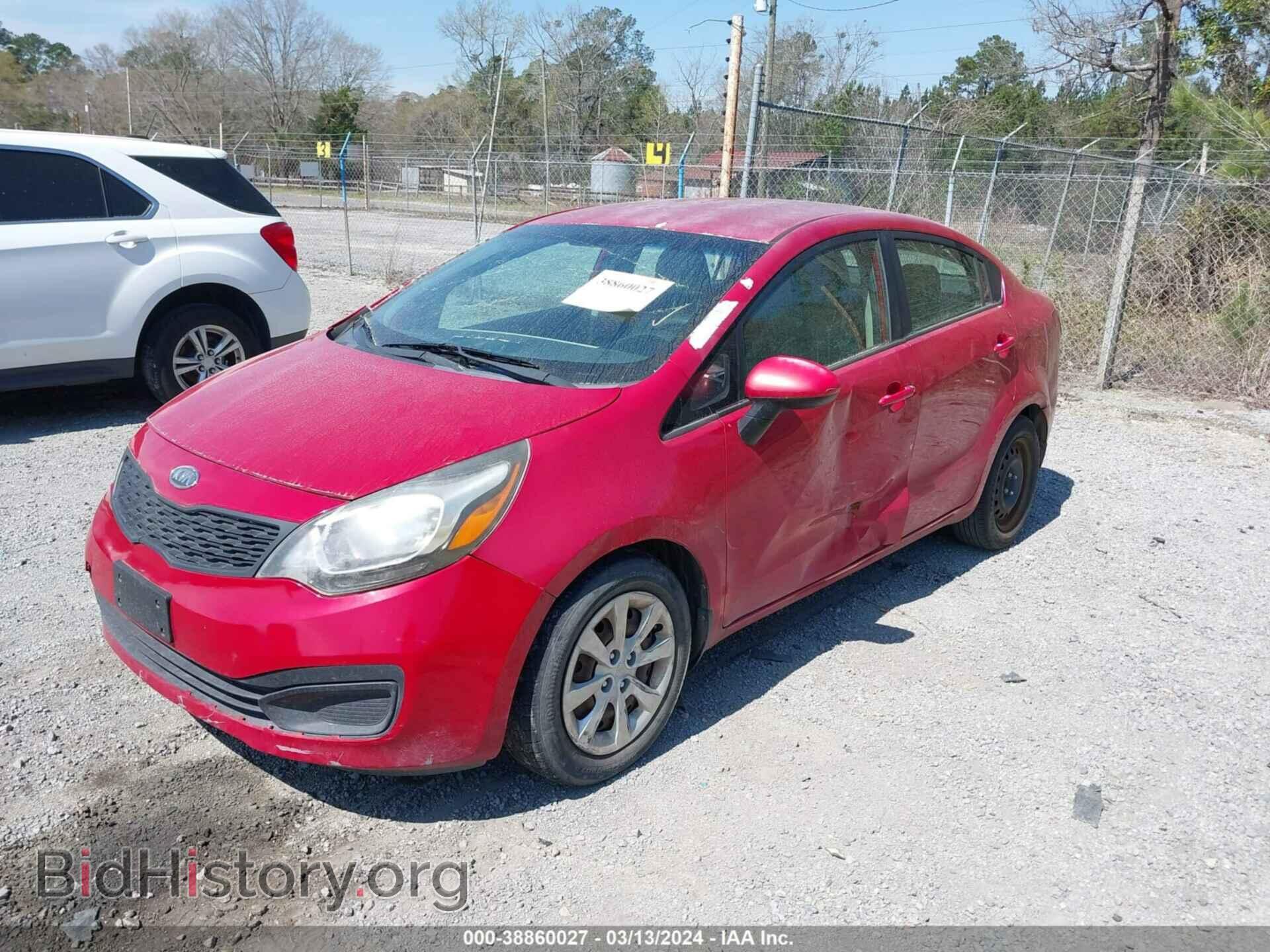 2012 KIA RIO - VIN: KNADM4A30C6059005 - Фото 2
