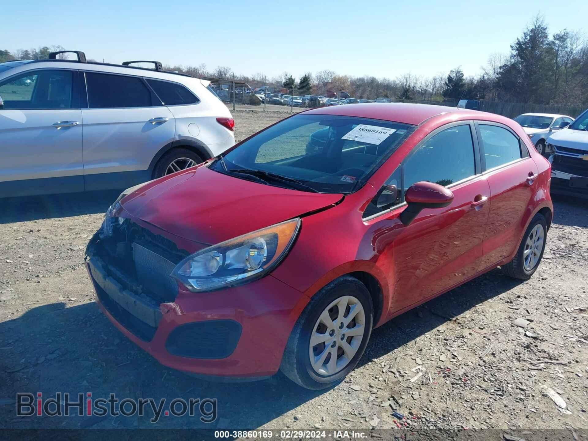 2013 KIA RIO - VIN: KNADM5A35D6181740 - Фото 2
