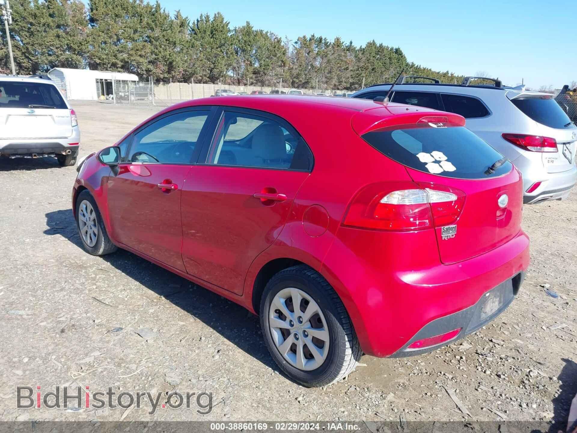 2013 KIA RIO - VIN: KNADM5A35D6181740 - Фото 3