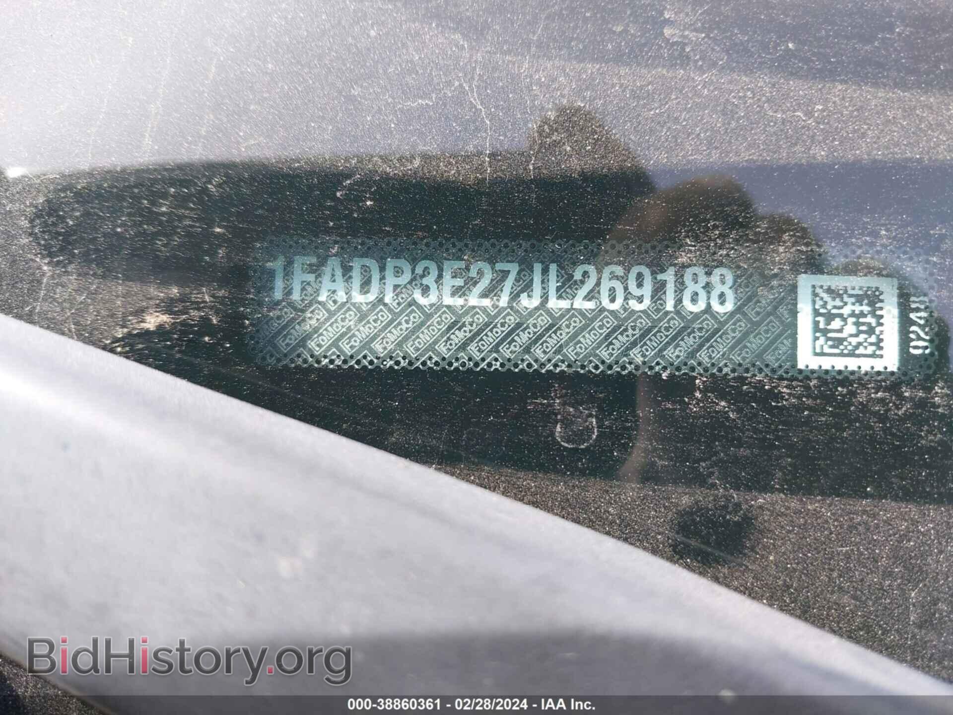 2018 FORD FOCUS - VIN: 1FADP3E27JL269188 - Фото 9