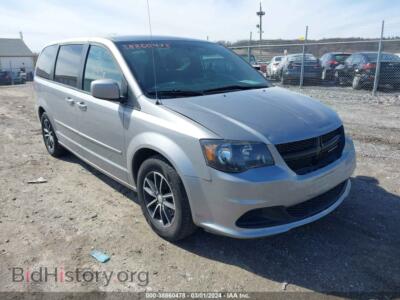 2016 Dodge GRAND CARAVAN SE Plus, серебристый — VIN 2C4RDGBG5GR368317, IAAI